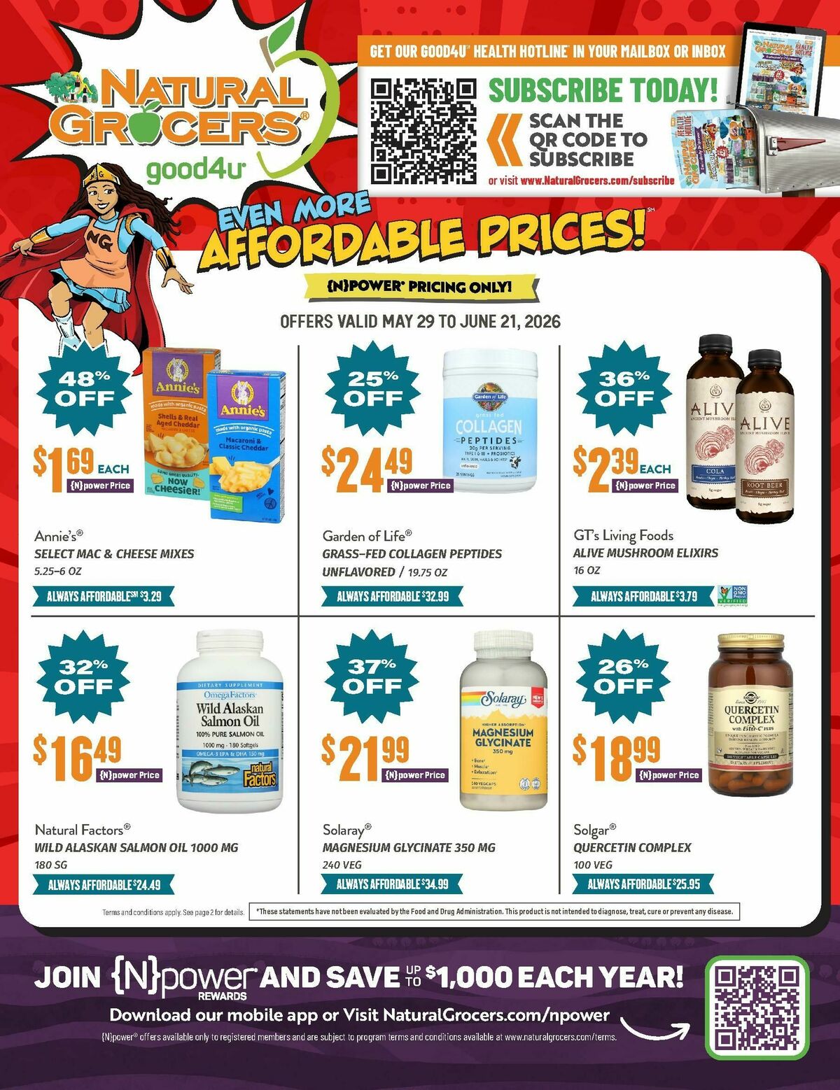 Natural Grocers Weekly Ad from May 29