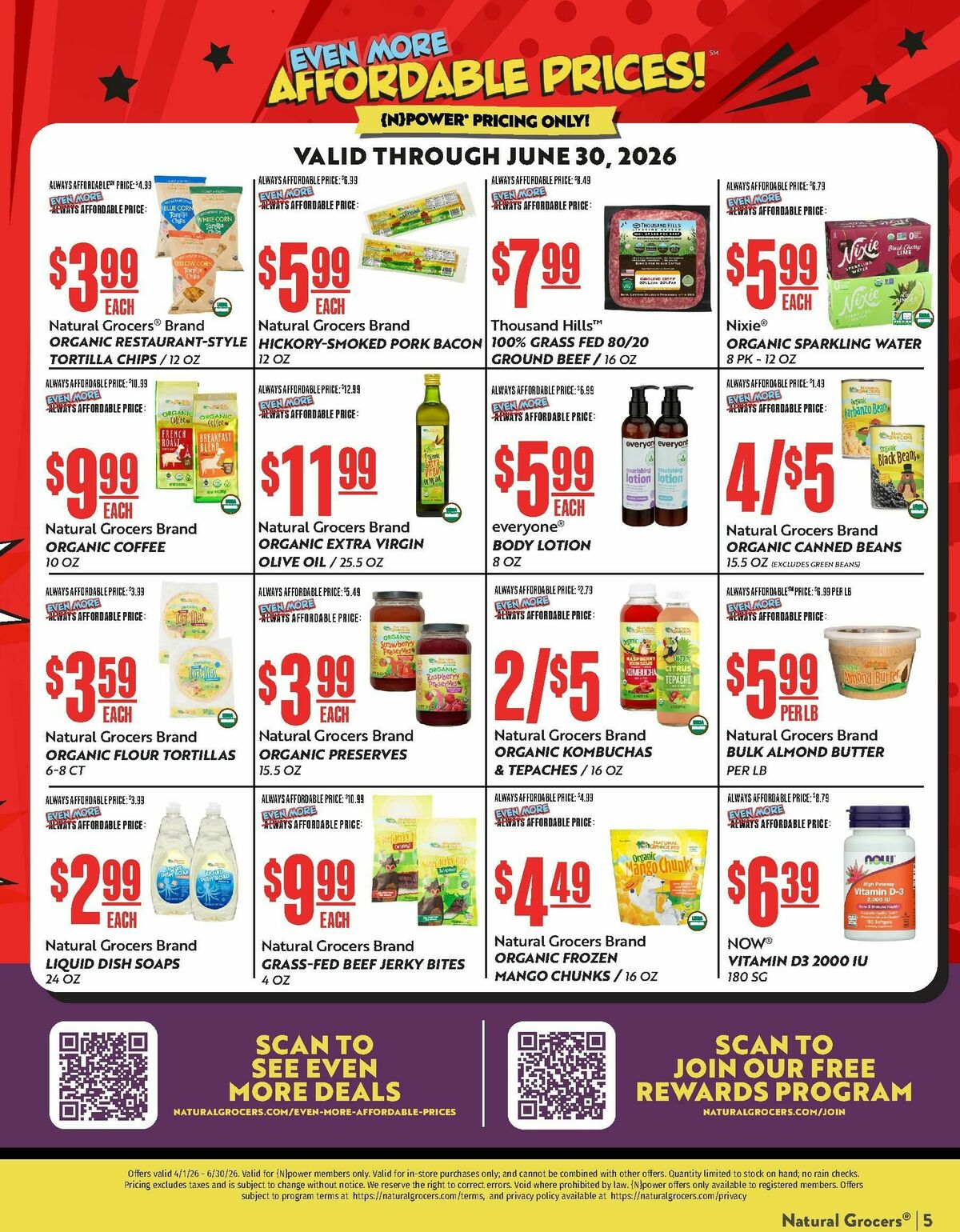 Natural Grocers Weekly Ad from May 29
