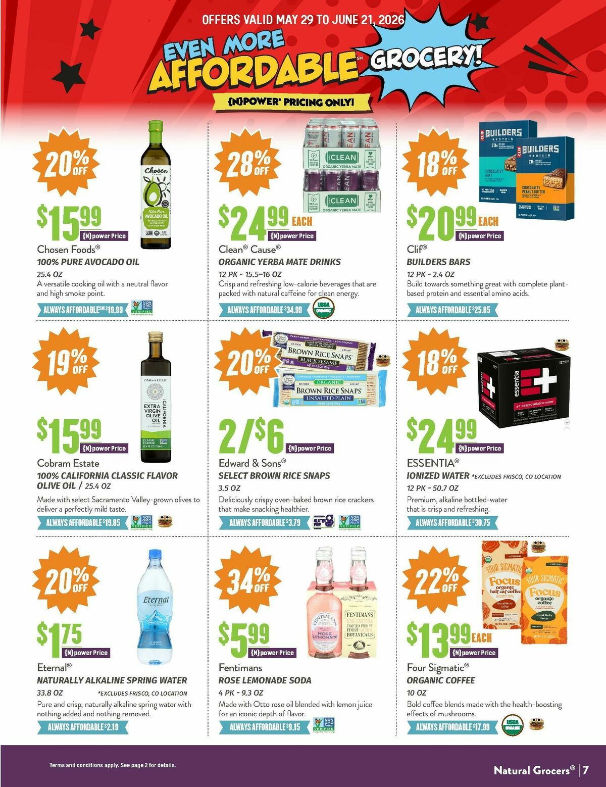 Natural Grocers Weekly Ad from May 29