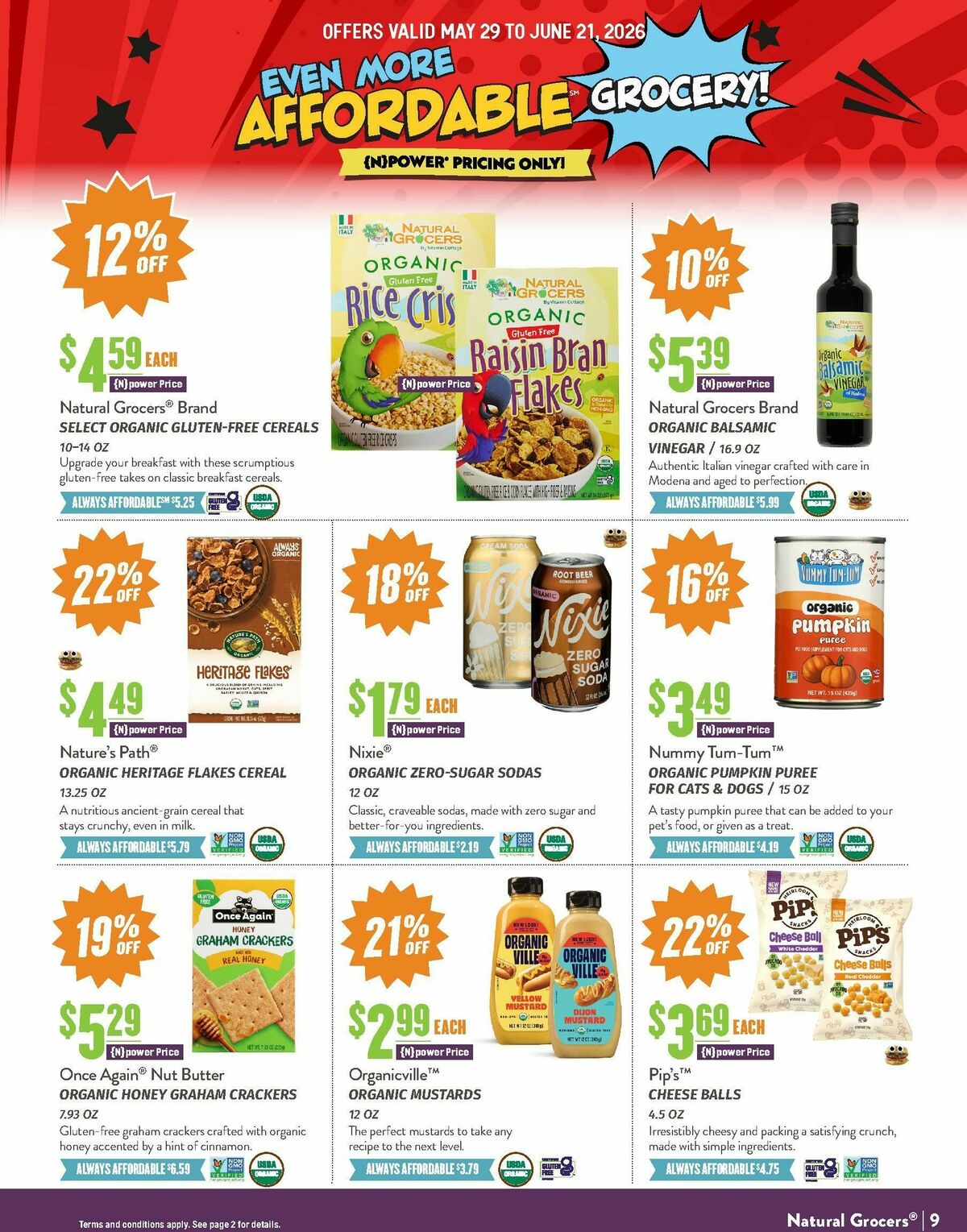 Natural Grocers Weekly Ad from May 29