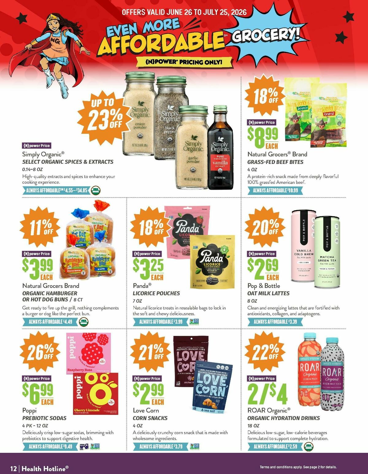 Natural Grocers Weekly Ad from June 26