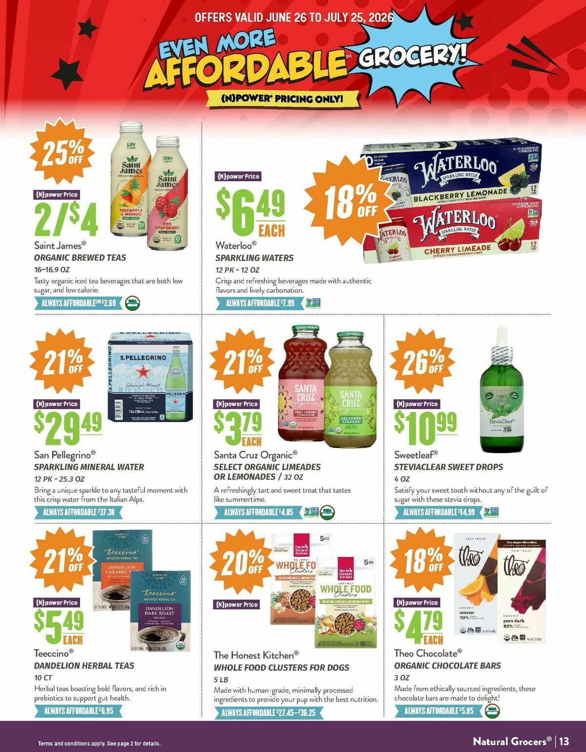 Natural Grocers Weekly Ad from June 26