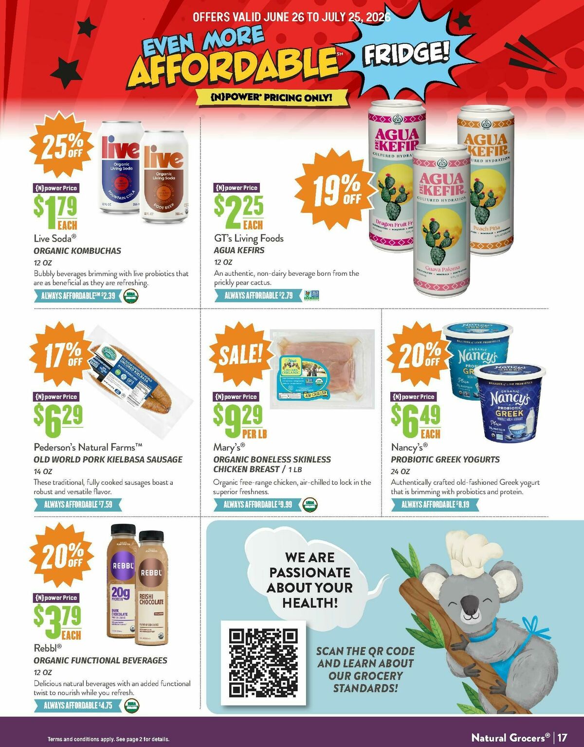 Natural Grocers Weekly Ad from June 26