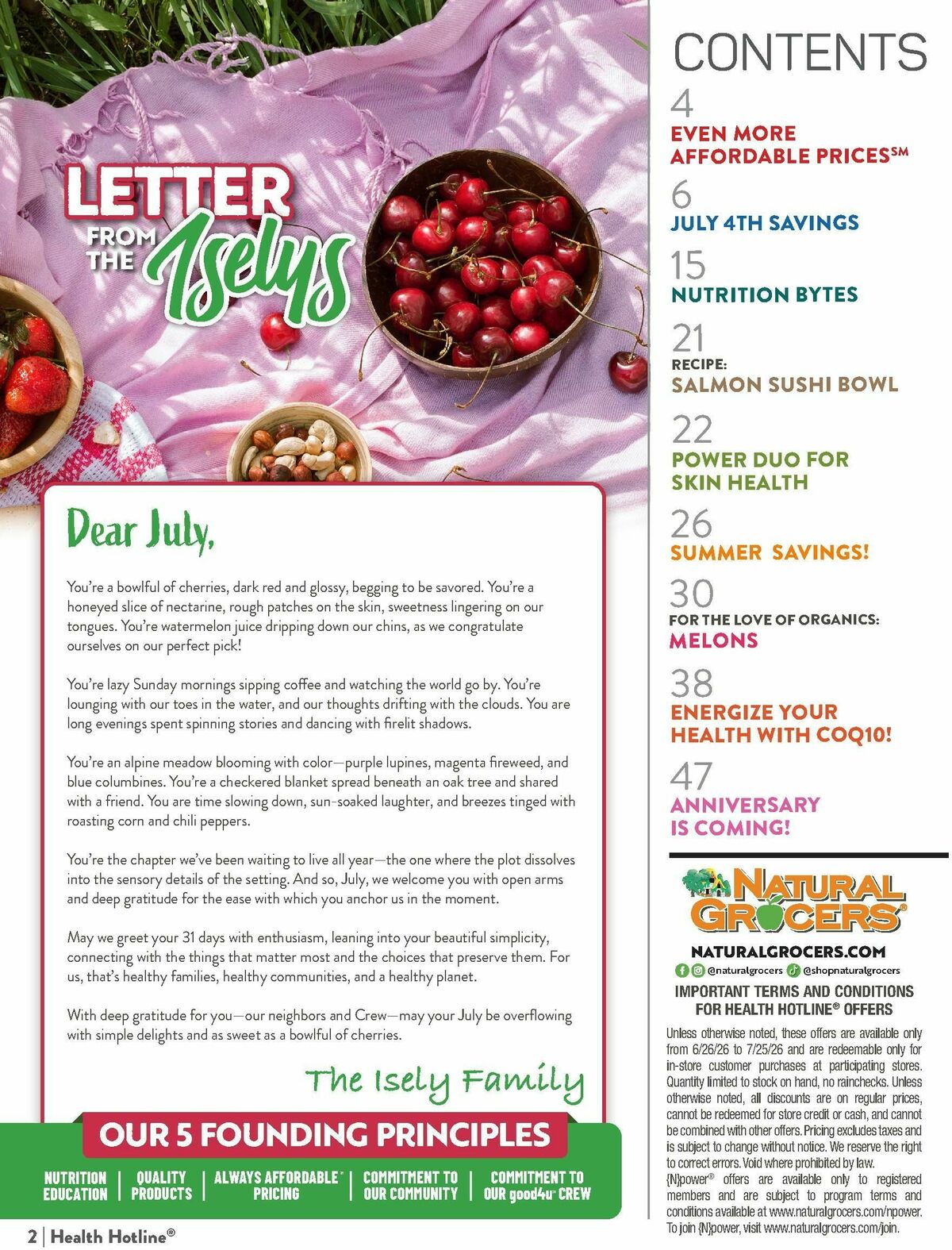 Natural Grocers Weekly Ad from June 26