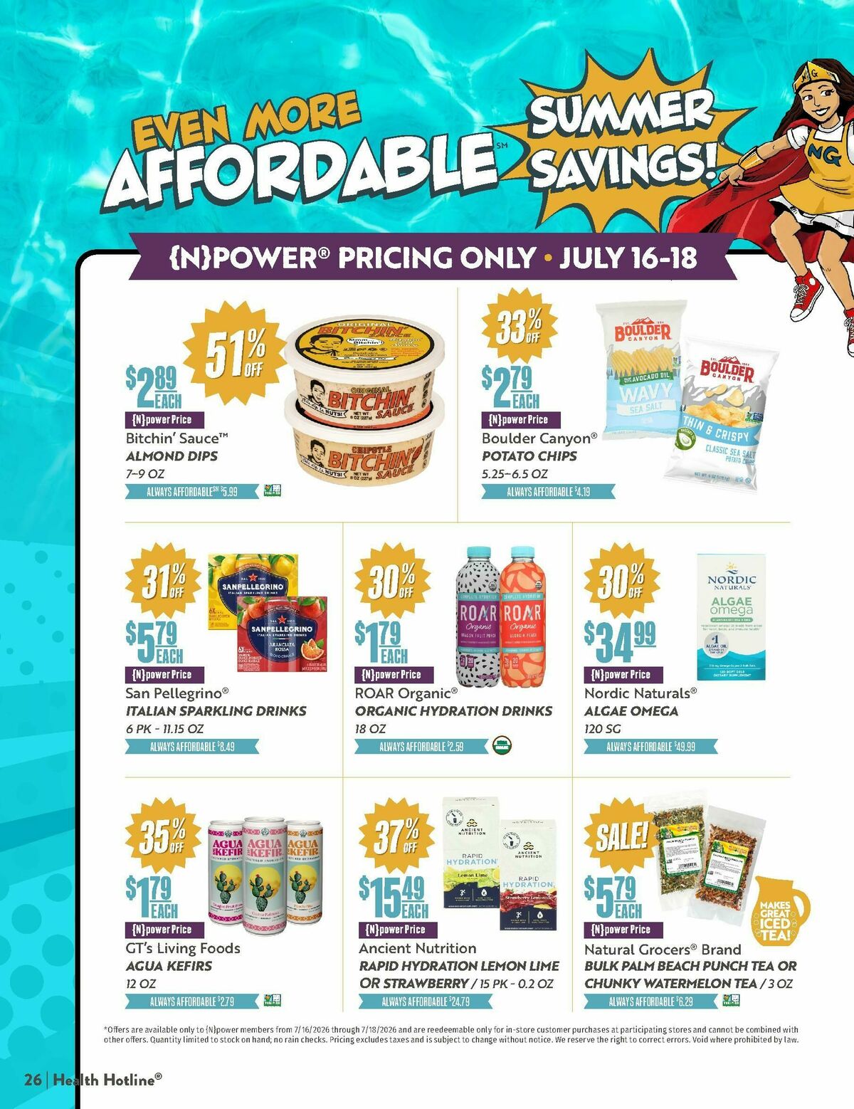 Natural Grocers Weekly Ad from June 26