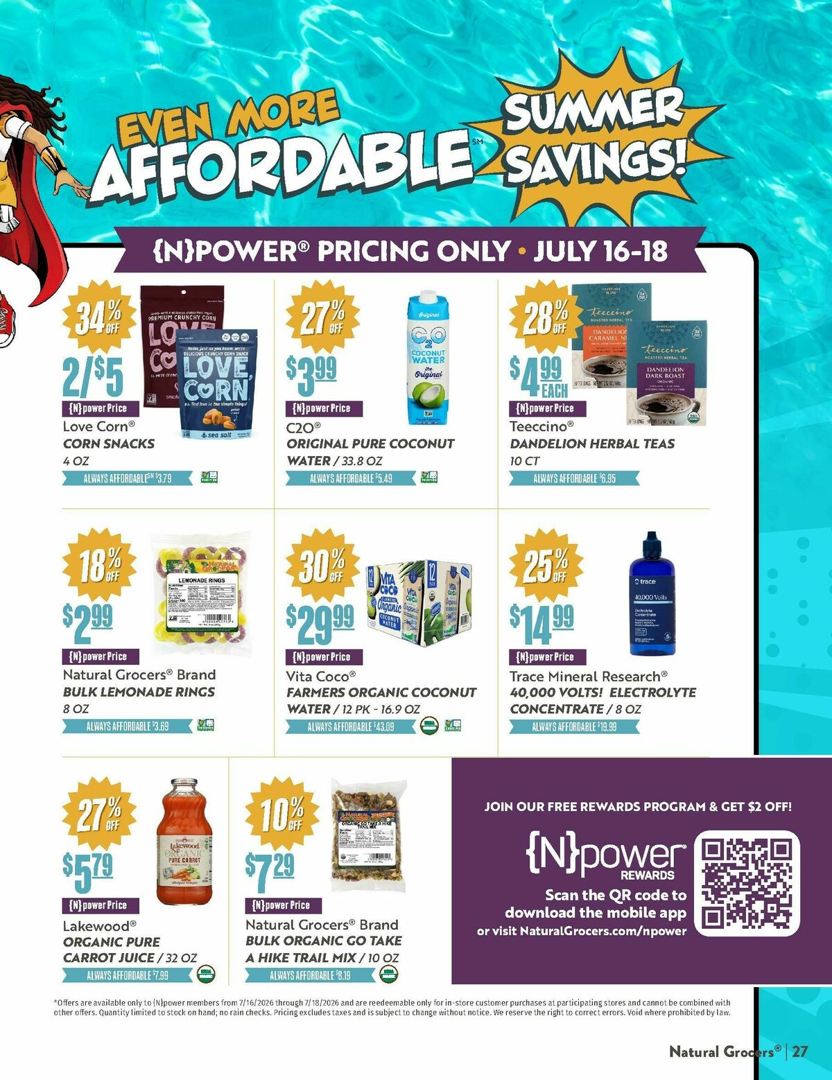 Natural Grocers Weekly Ad from June 26