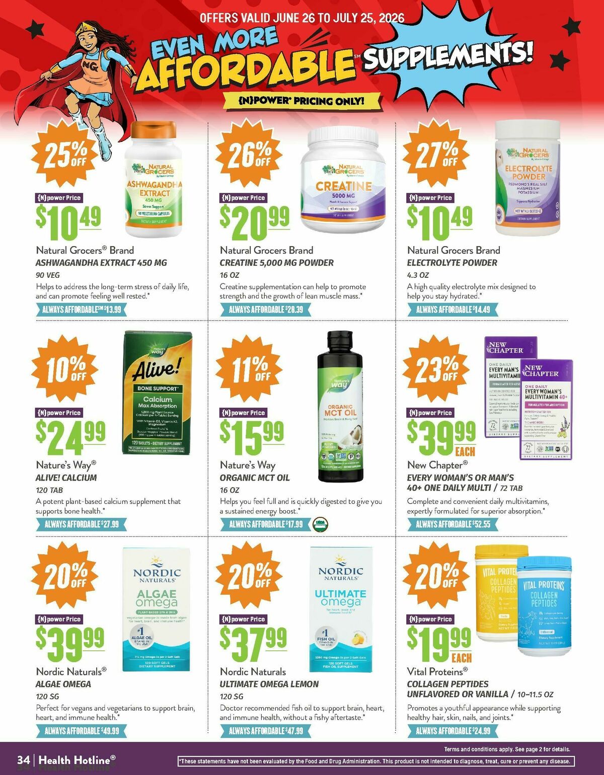 Natural Grocers Weekly Ad from June 26
