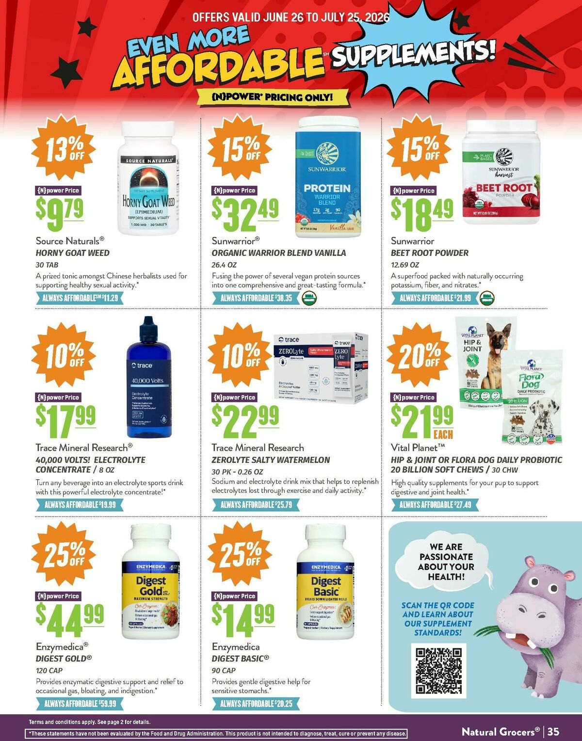 Natural Grocers Weekly Ad from June 26