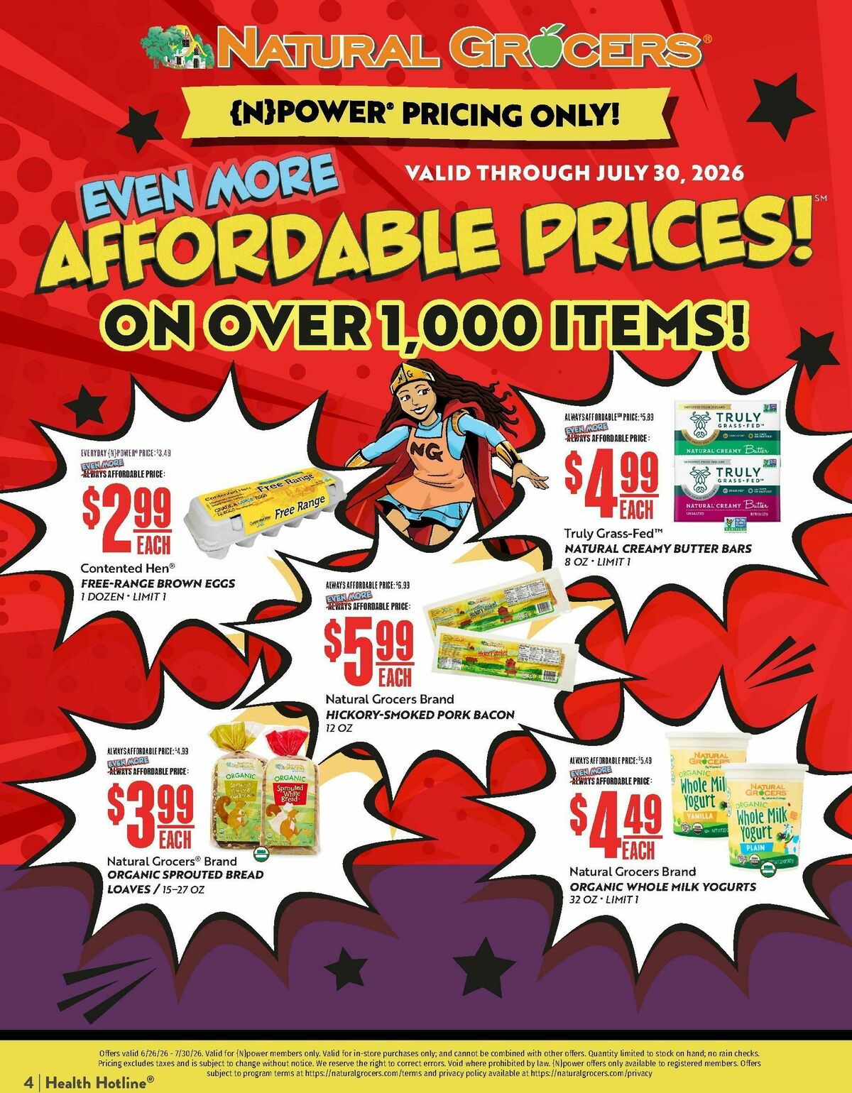 Natural Grocers Weekly Ad from June 26