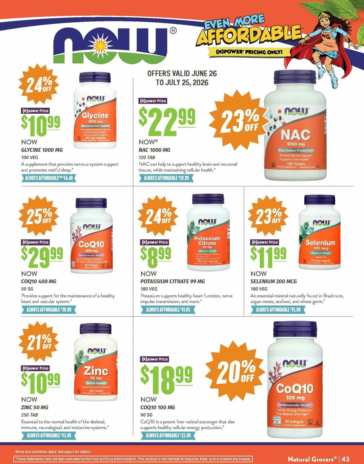 Natural Grocers Weekly Ad from June 26