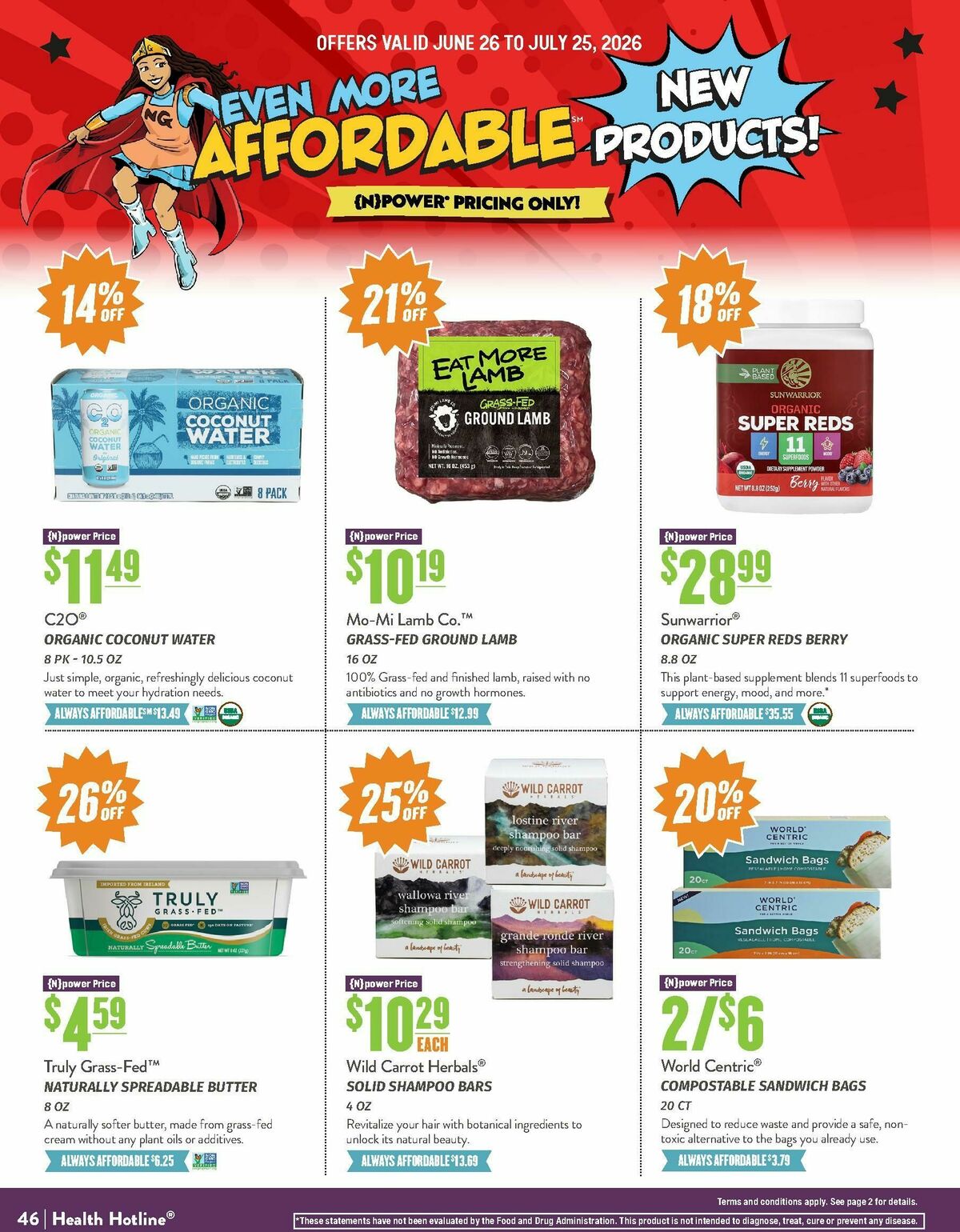 Natural Grocers Weekly Ad from June 26