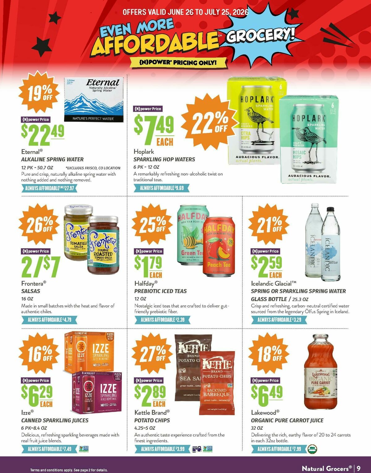 Natural Grocers Weekly Ad from June 26