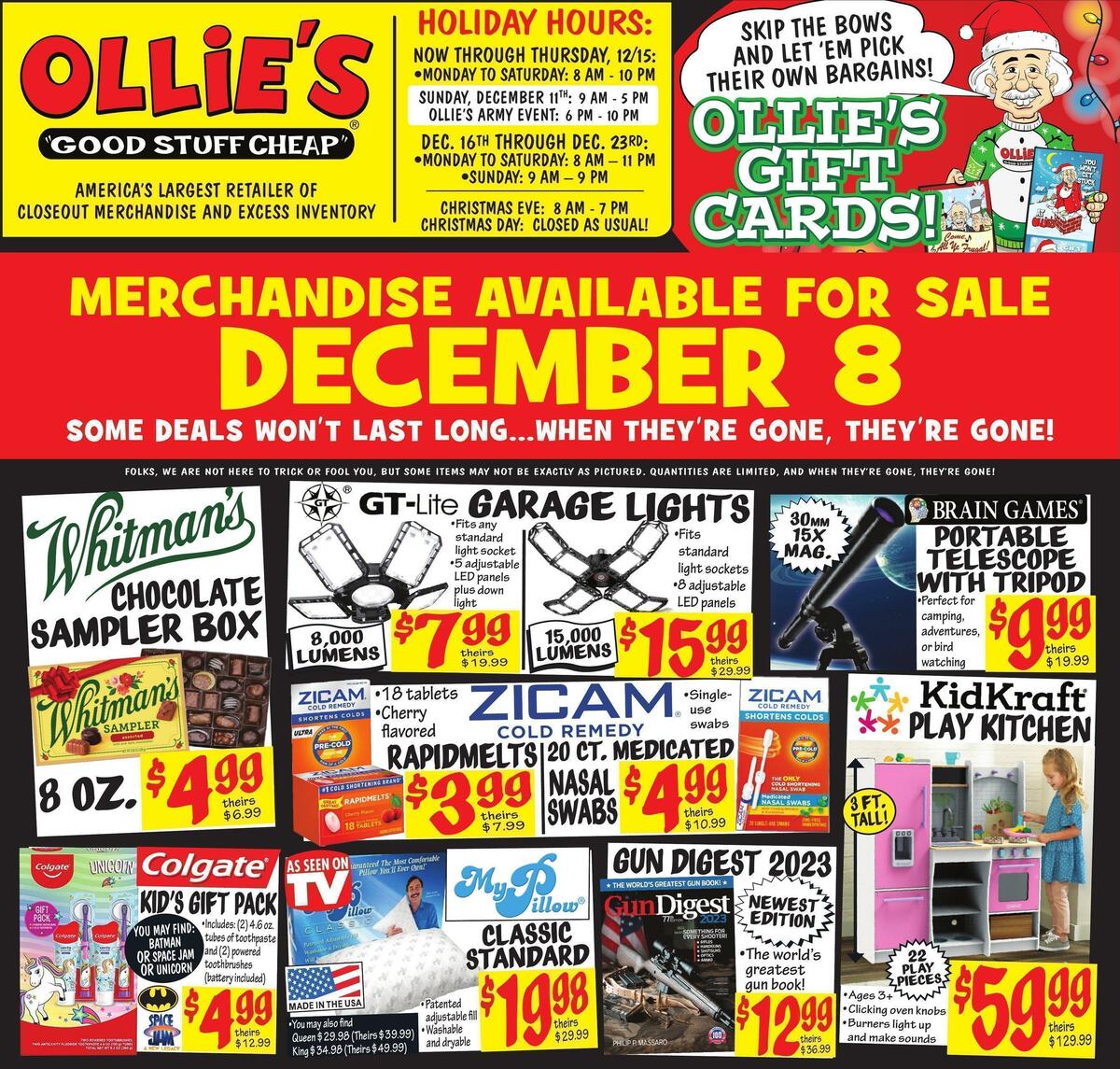 Ollie's Bargain Outlet Weekly Ad from December 8