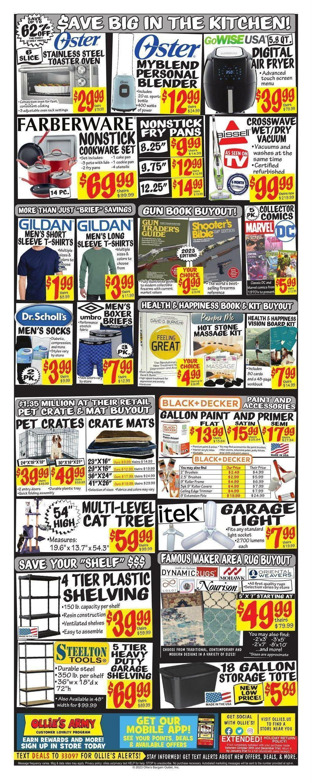 Ollie's Bargain Outlet Weekly Ad from January 12