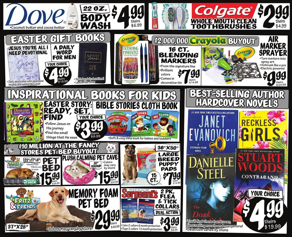 Ollie's Bargain Outlet Weekly Ad from March 30