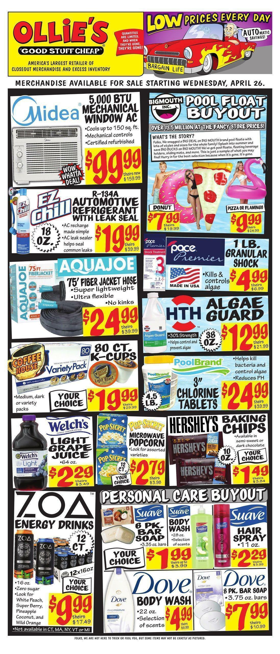 Ollie's Bargain Outlet Weekly Ad from April 26