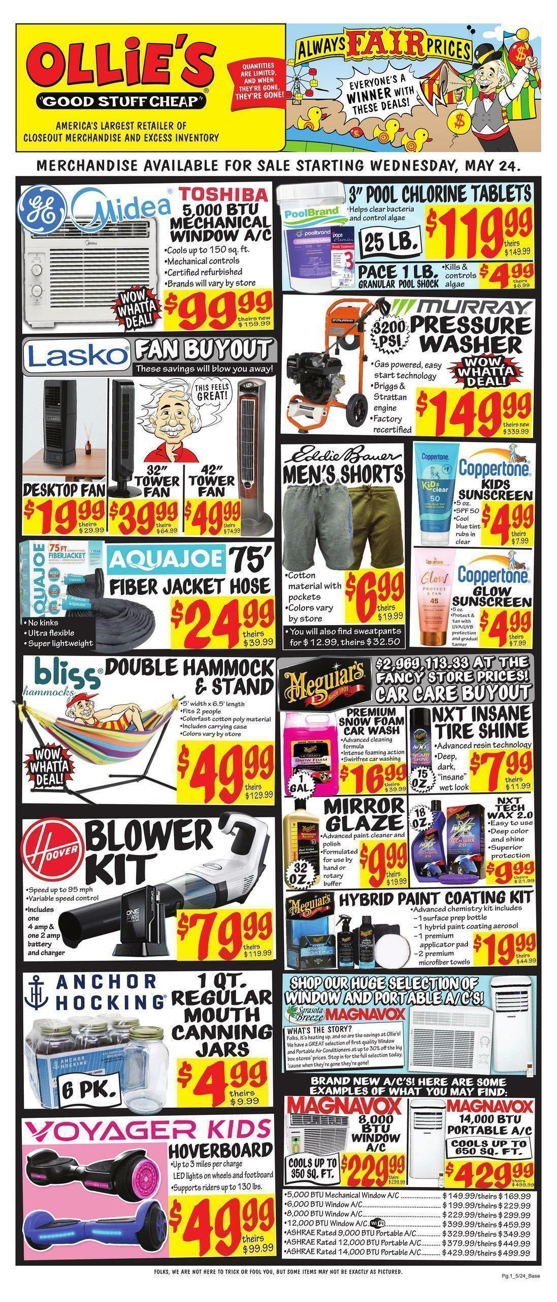 Ollie's Bargain Outlet Weekly Ad from May 24