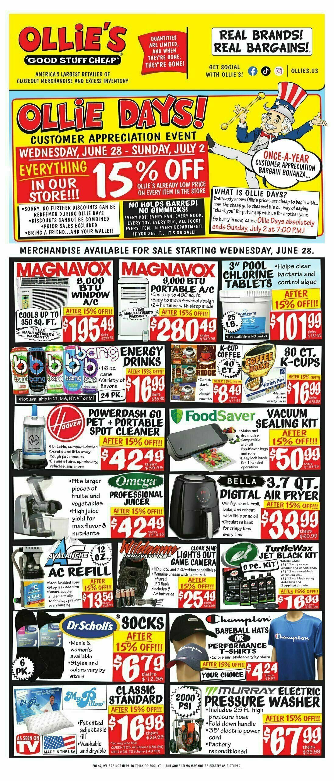 Ollie's Bargain Outlet Weekly Ad from June 28