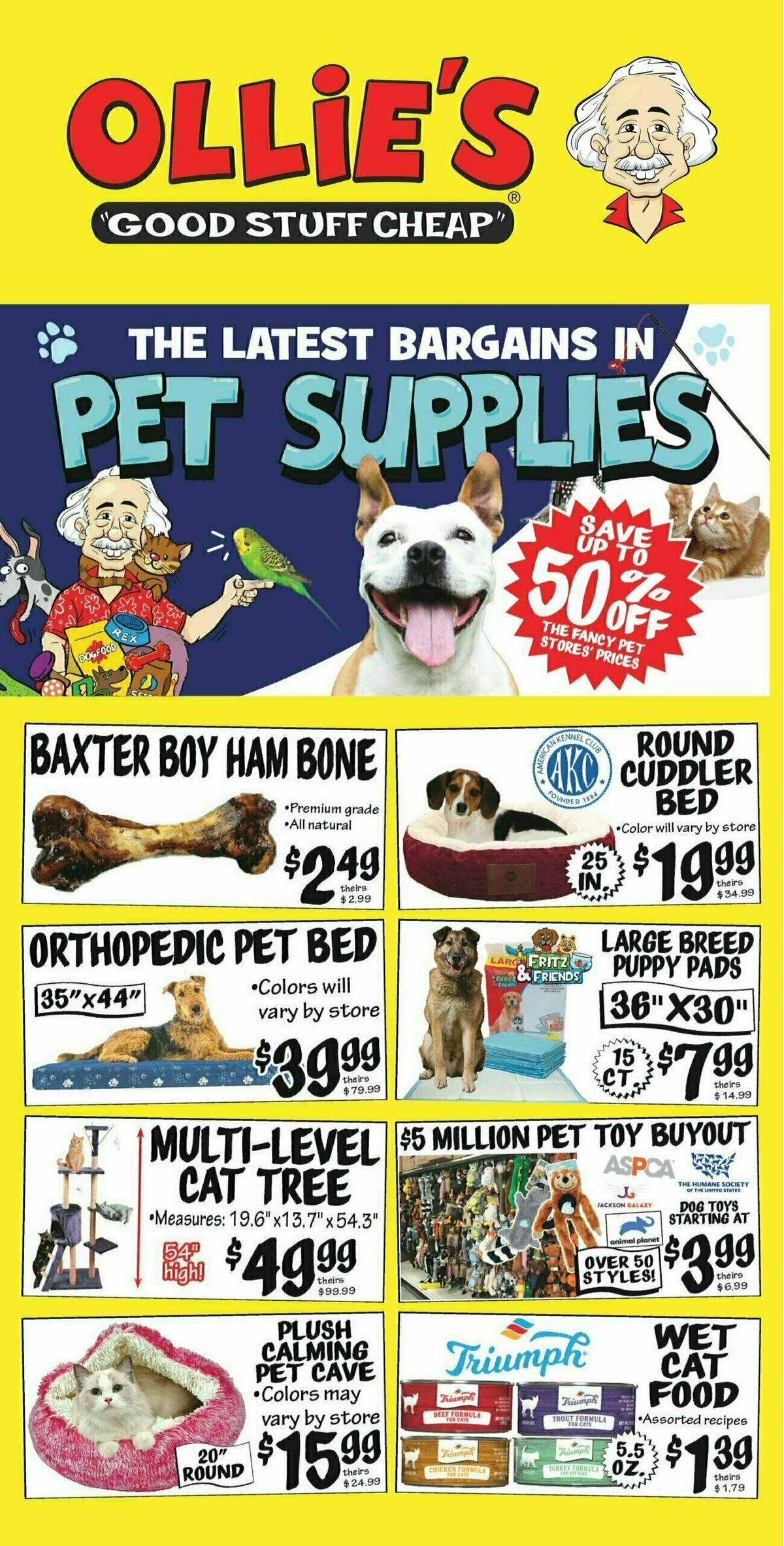 Ollie's Bargain Outlet Pet Supplies Sale Weekly Ad from July 6
