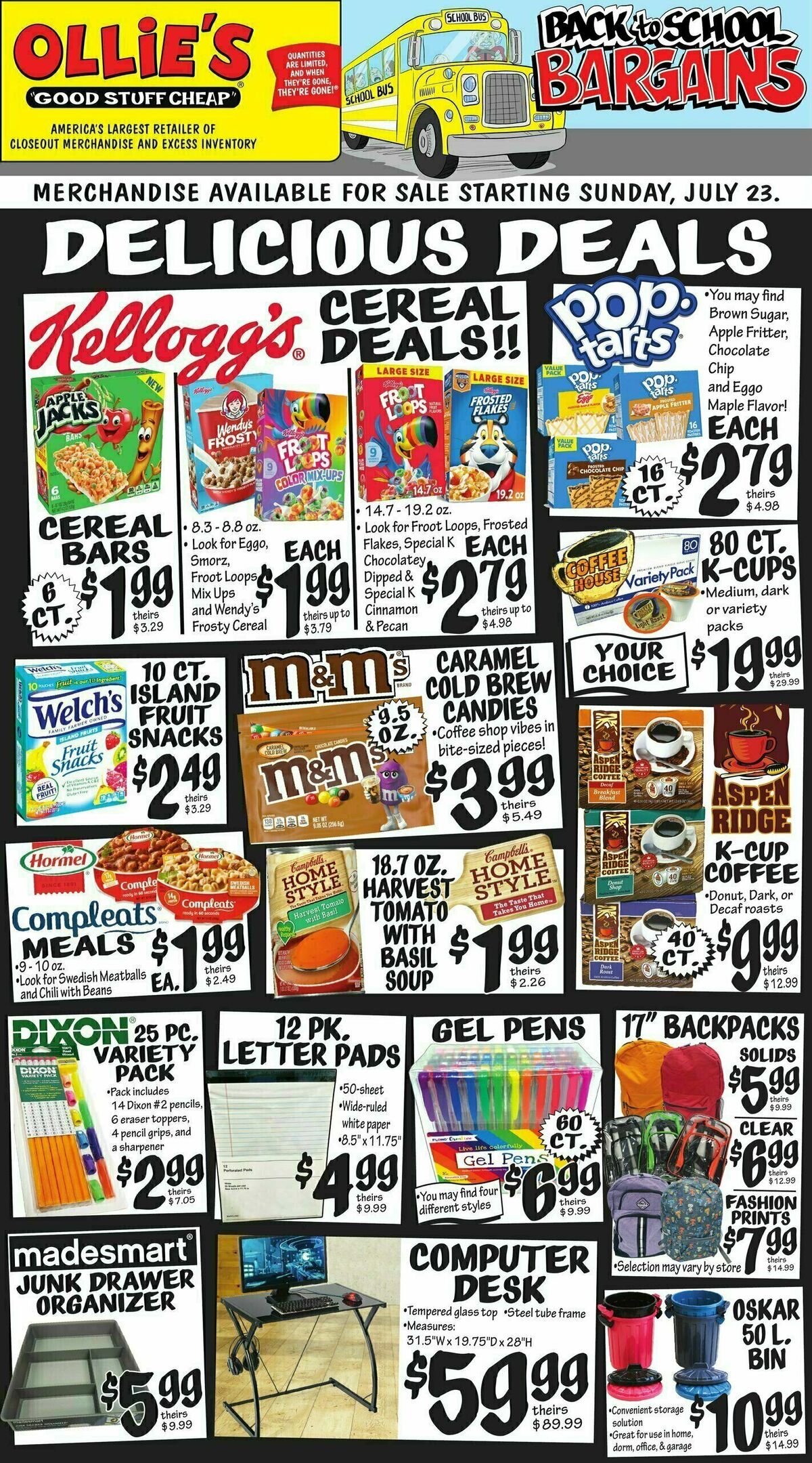 Ollie's Bargain Outlet Weekly Ad from July 23