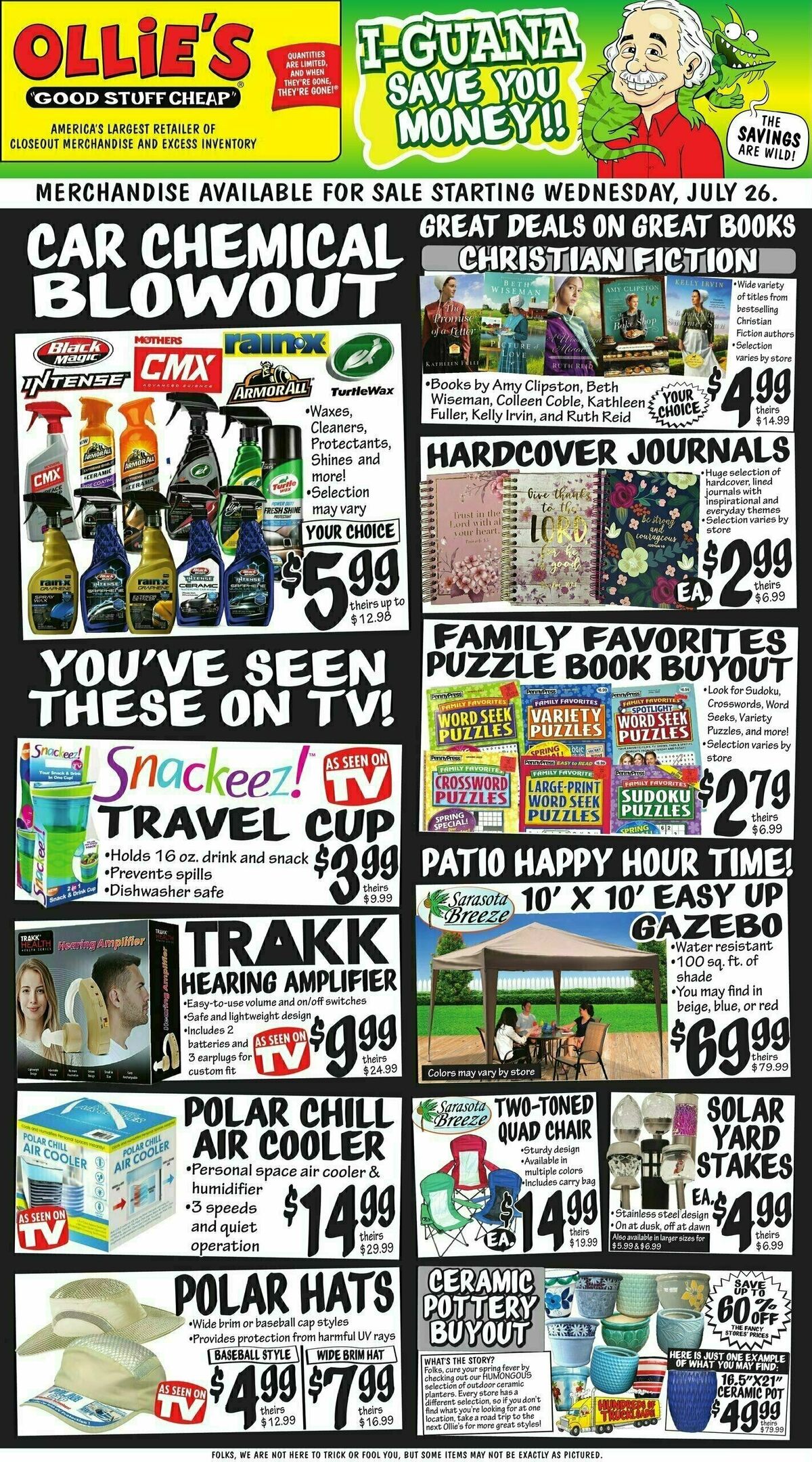 Ollie's Bargain Outlet Weekly Ad from July 26