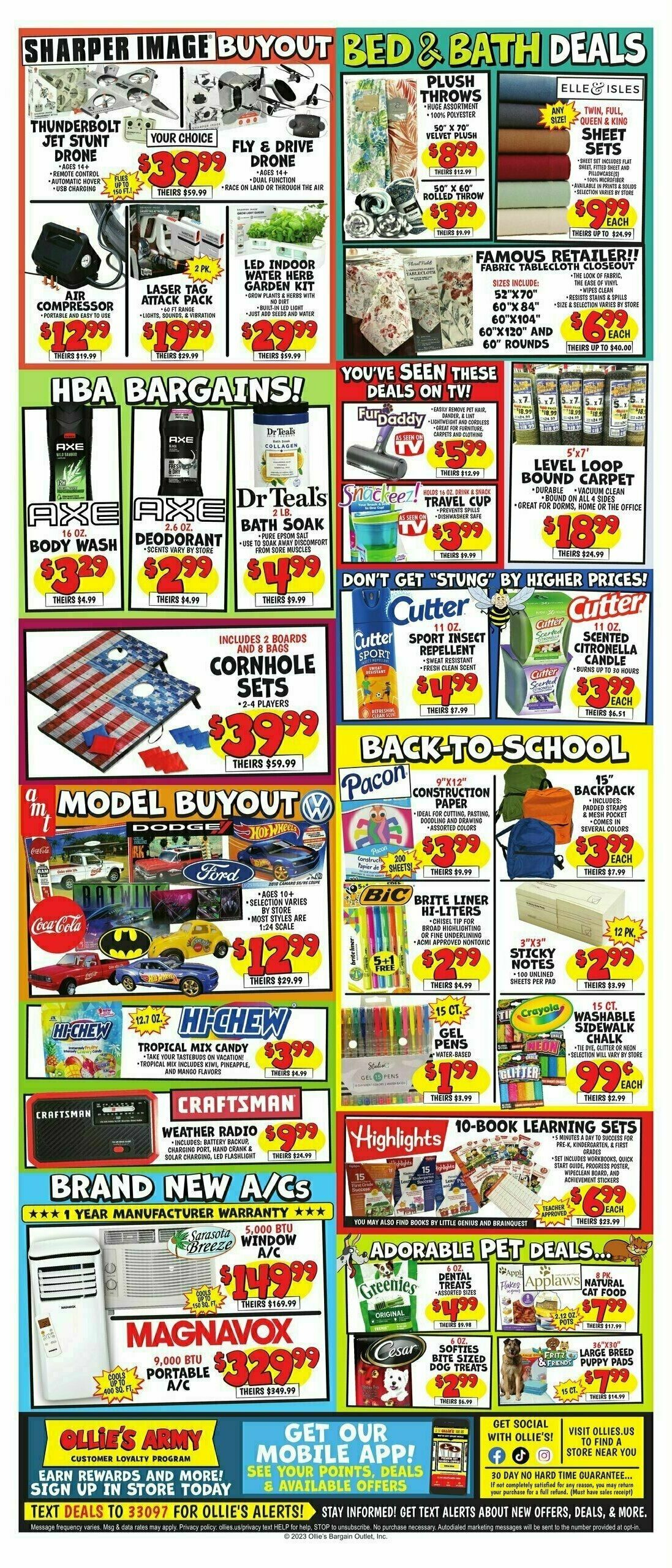 Ollie's Bargain Outlet Weekly Ad from August 9