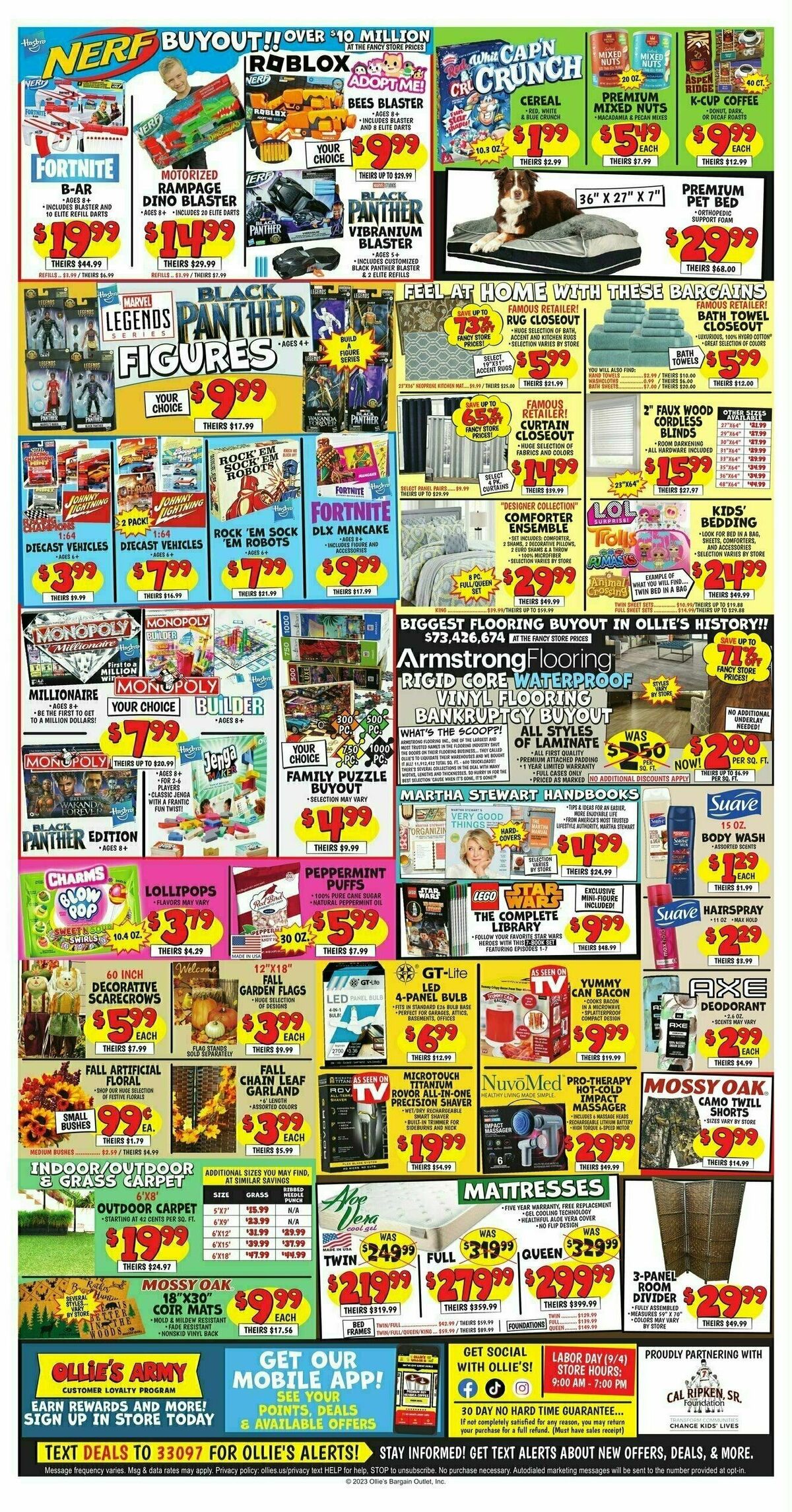Ollie's Bargain Outlet Weekly Ad from August 30