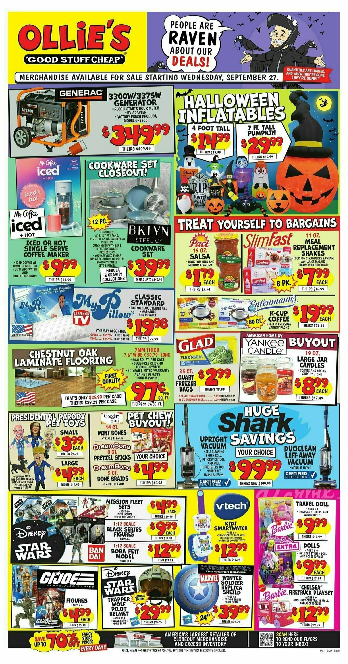 Ollie's Bargain Outlet Weekly Ad from September 27