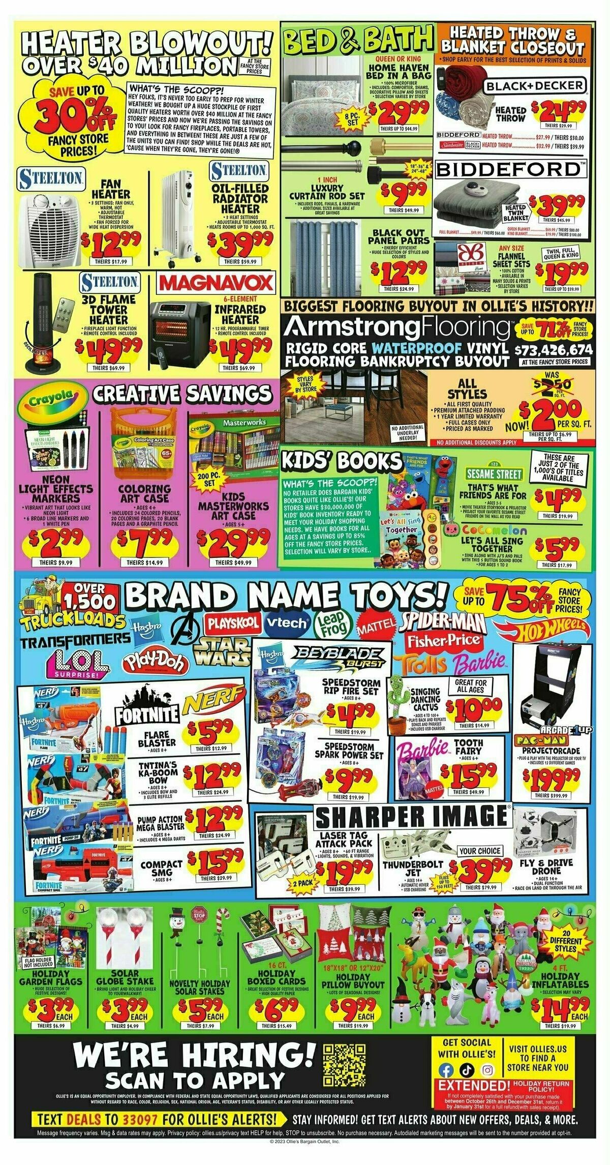 Ollie's Bargain Outlet Weekly Ad from October 25