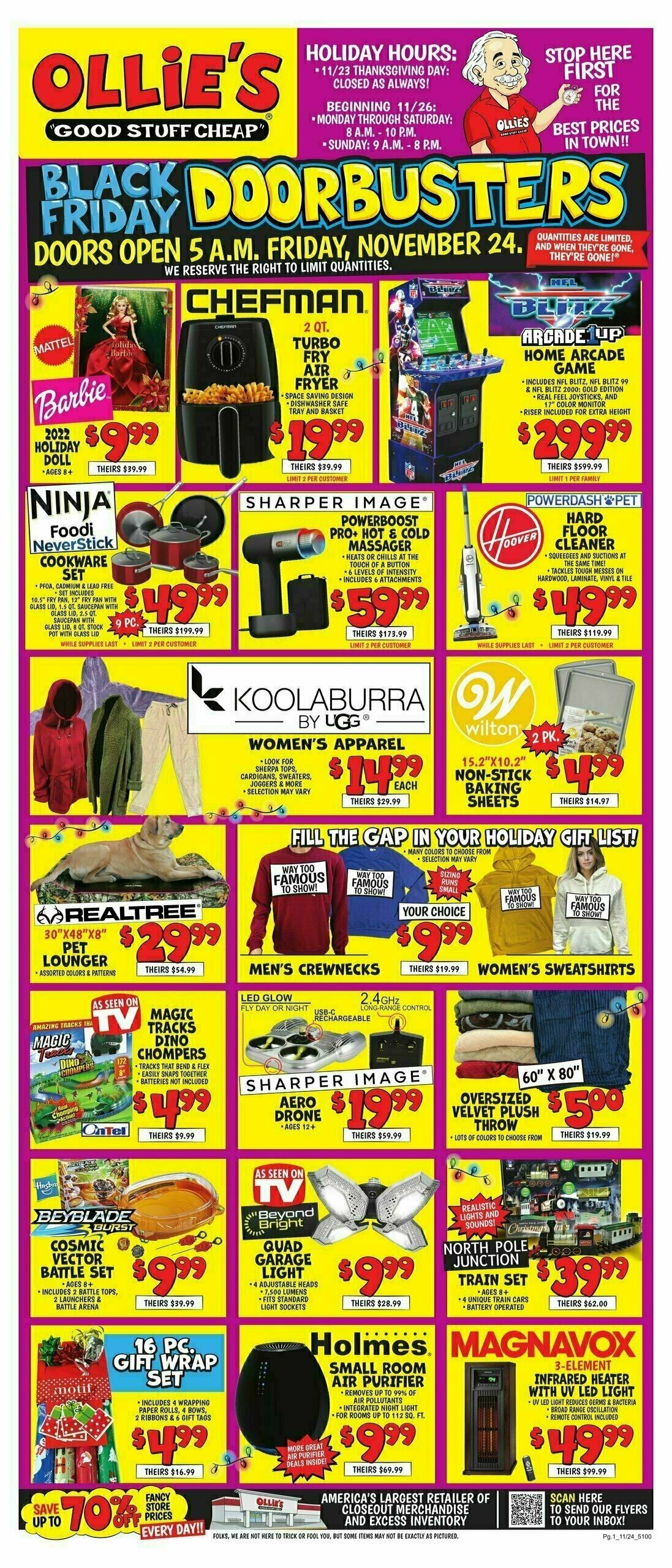 Ollie's Bargain Outlet Weekly Ad from November 24