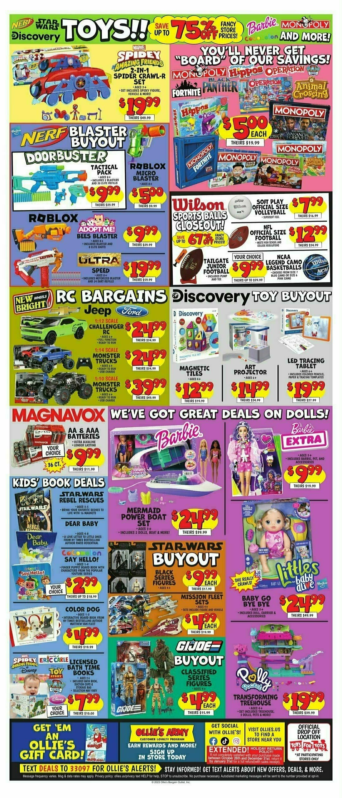 Ollie's Bargain Outlet Weekly Ad from November 24