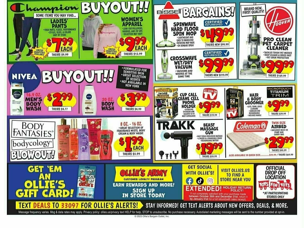 Ollie's Bargain Outlet Weekly Ad from November 29