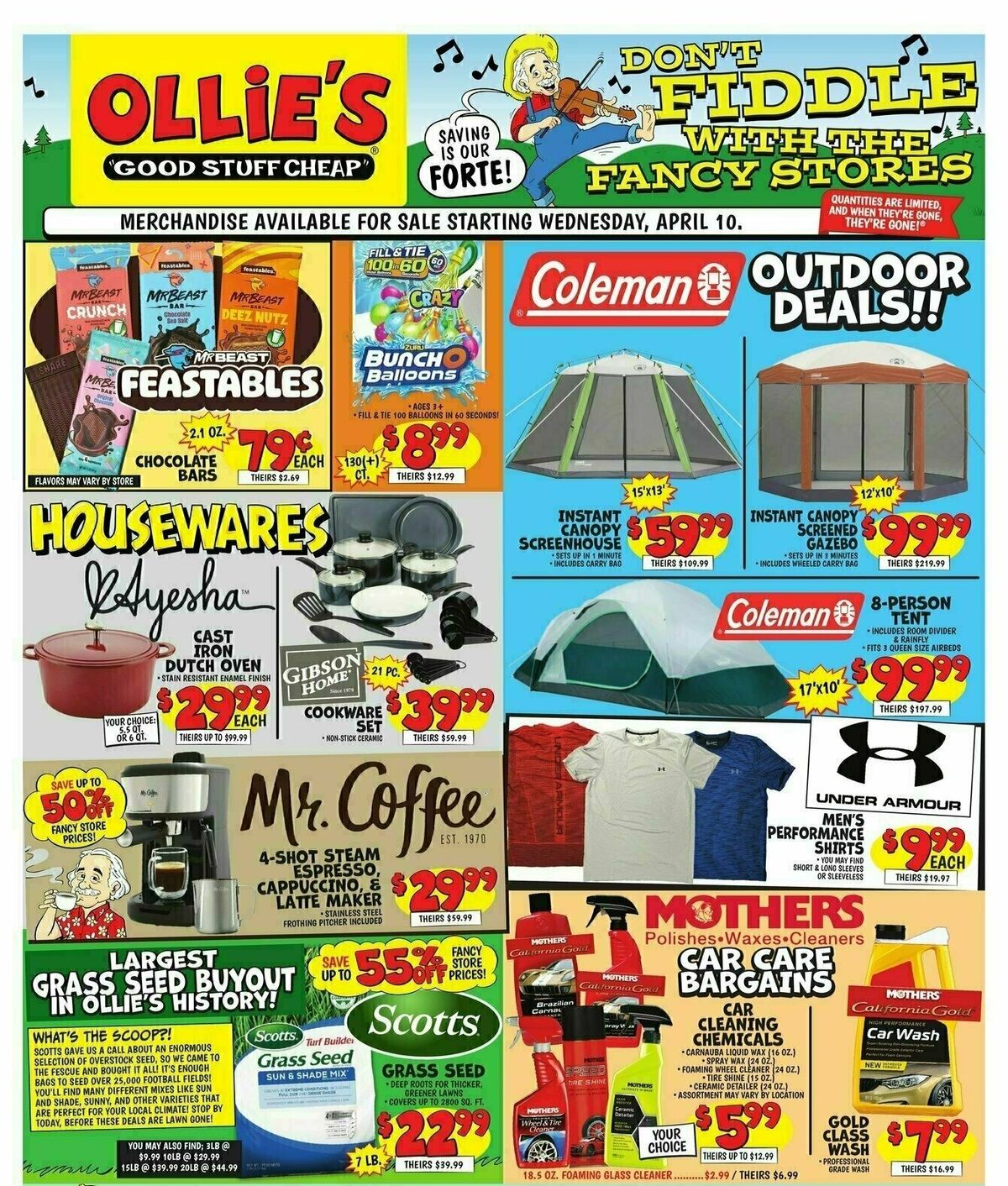 Ollie's Bargain Outlet Weekly Ad from April 10