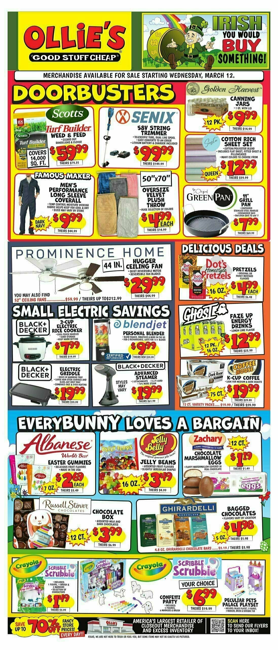 Ollie's Bargain Outlet Weekly Ad from March 12