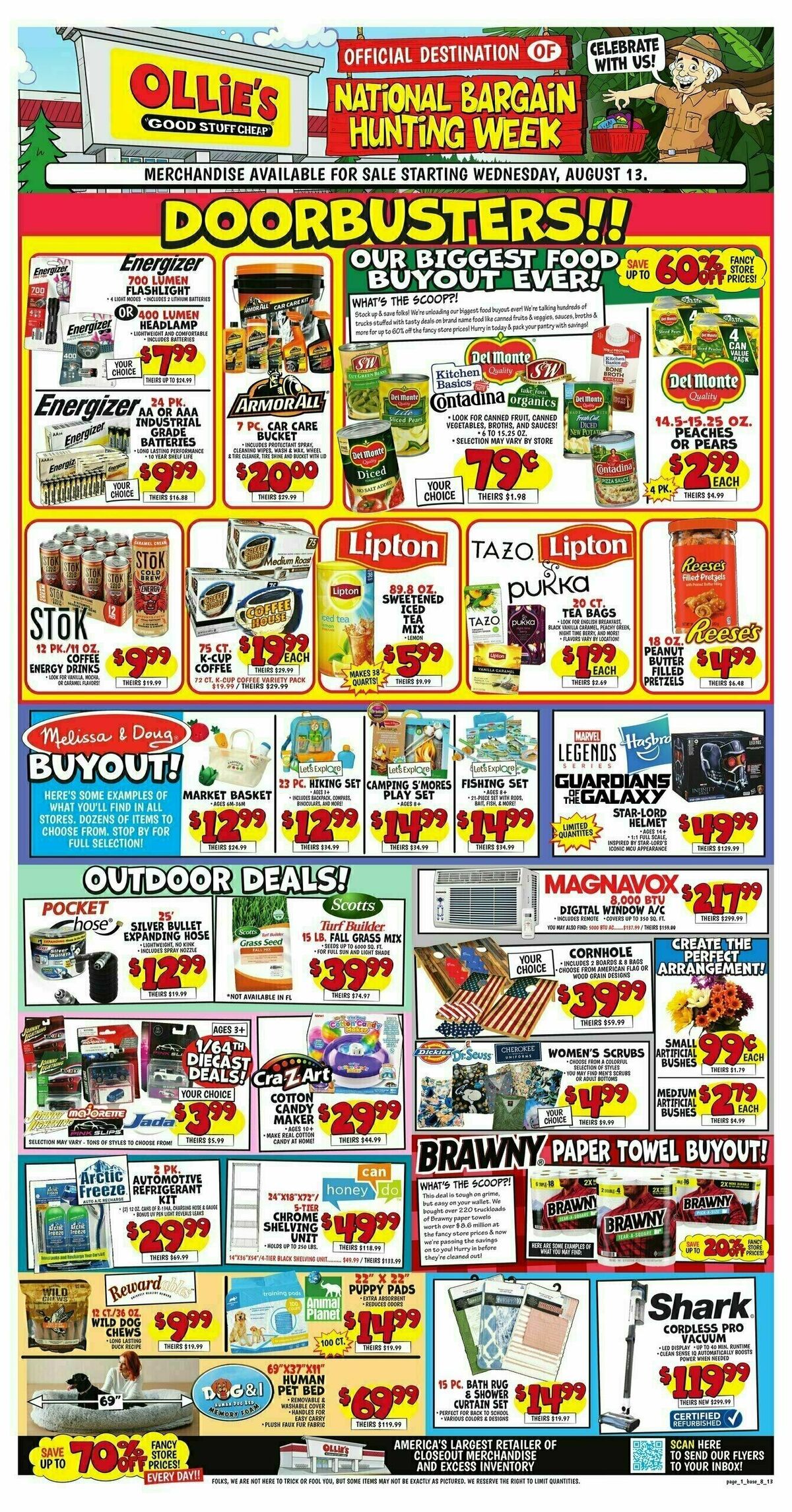 Ollie's Bargain Outlet Weekly Ad from August 13