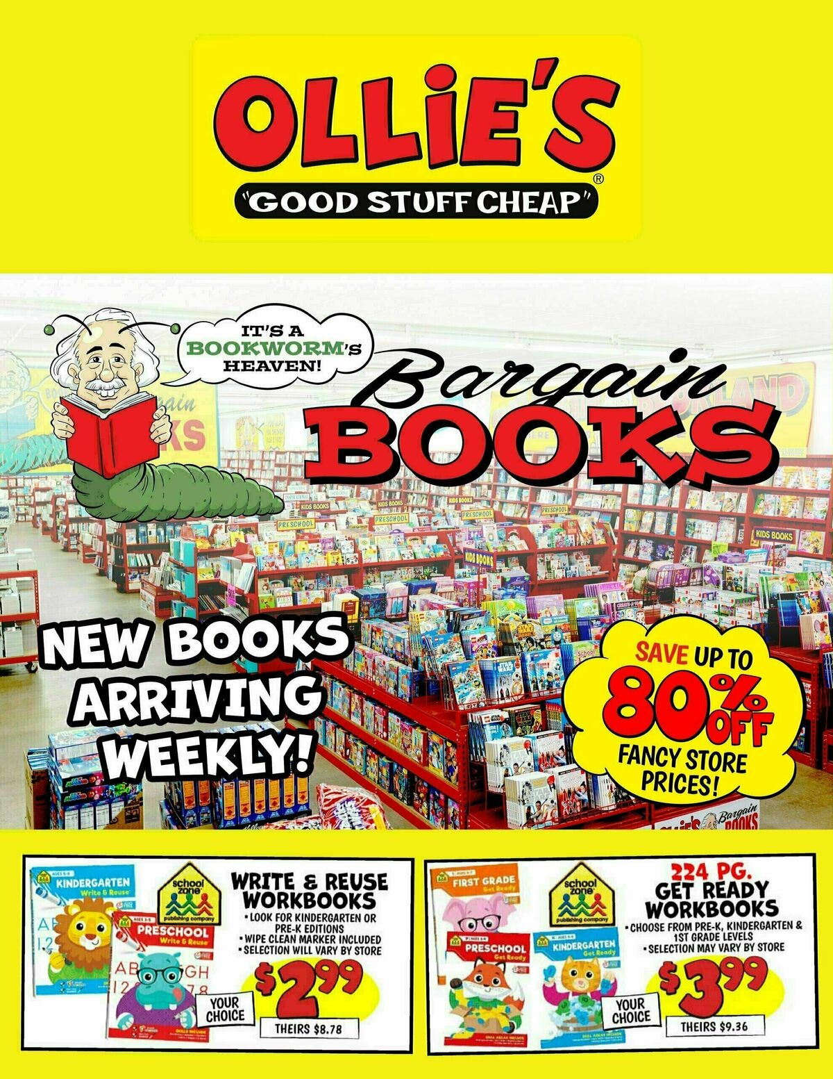 Ollie's Bargain Outlet Weekly Ad from August 19