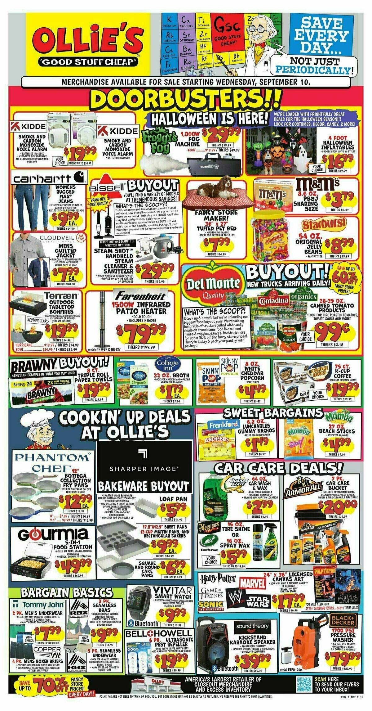Ollie's Bargain Outlet Weekly Ad from September 10