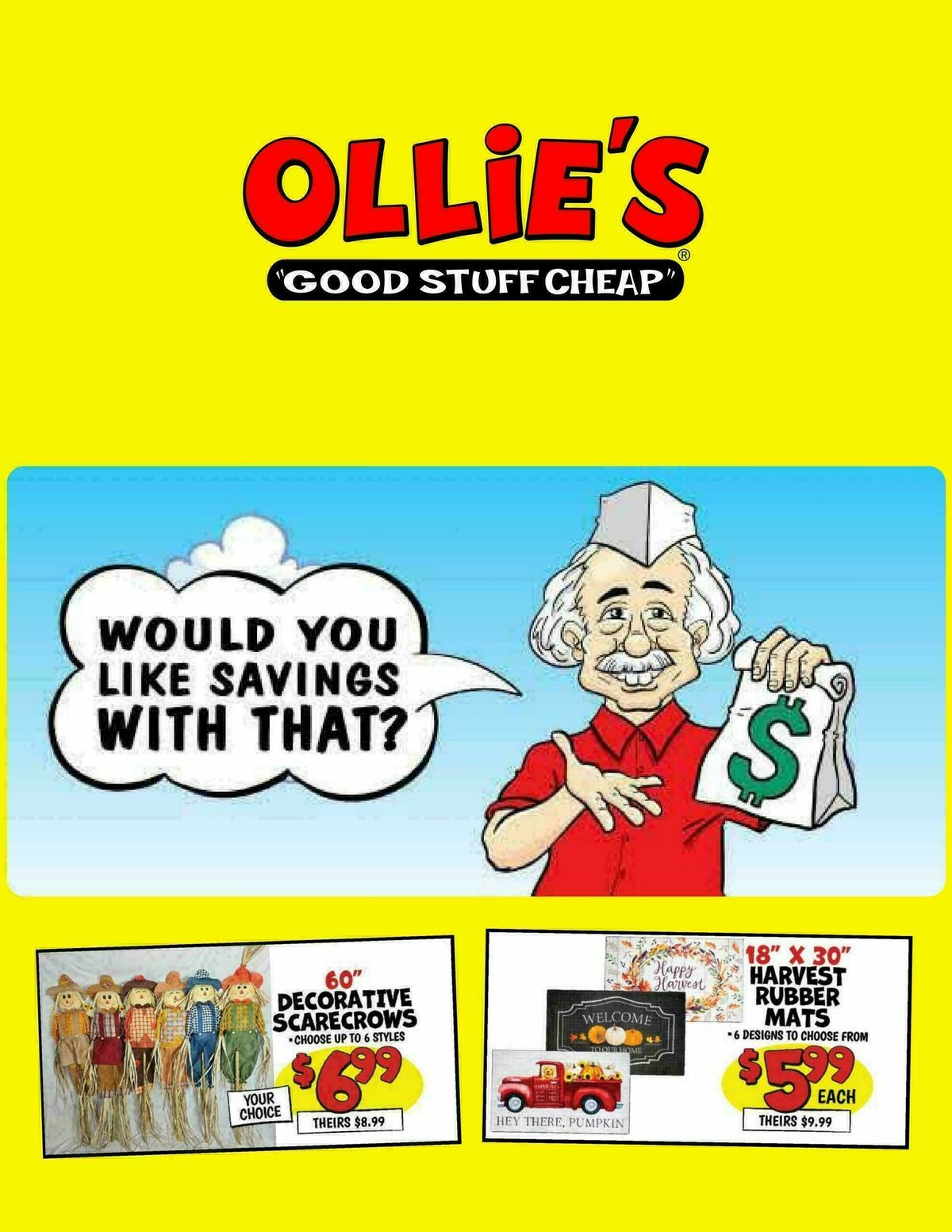 Ollie's Bargain Outlet Weekly Ad from September 19