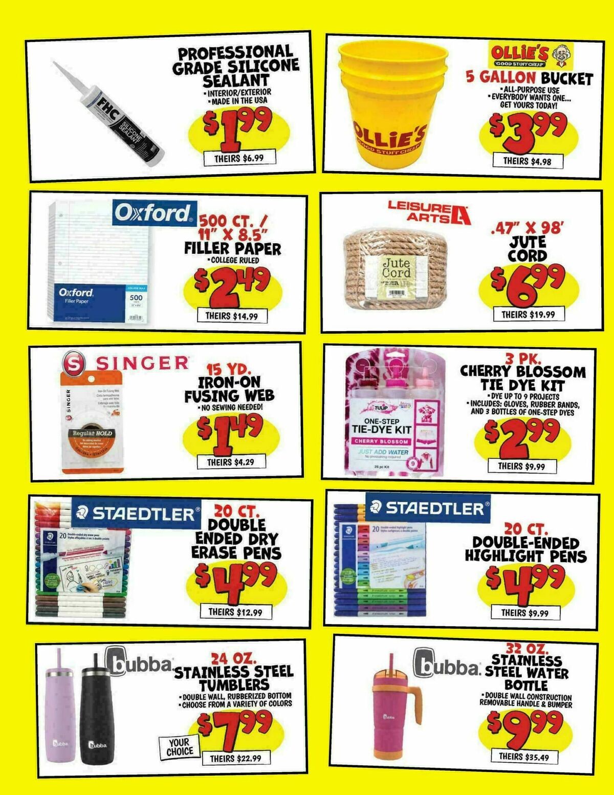 Ollie's Bargain Outlet Weekly Ad from September 19