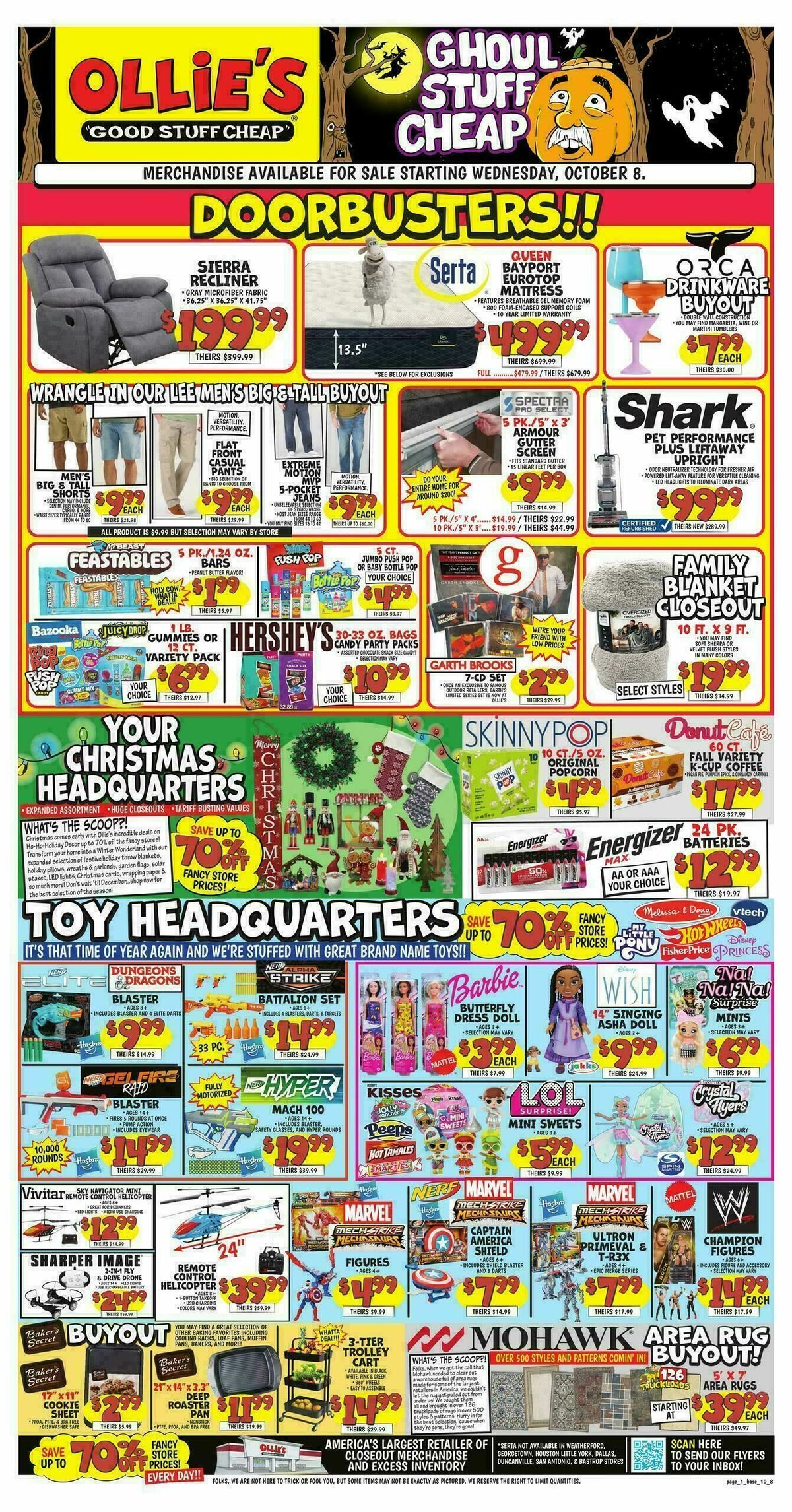 Ollie's Bargain Outlet Weekly Ad from October 8