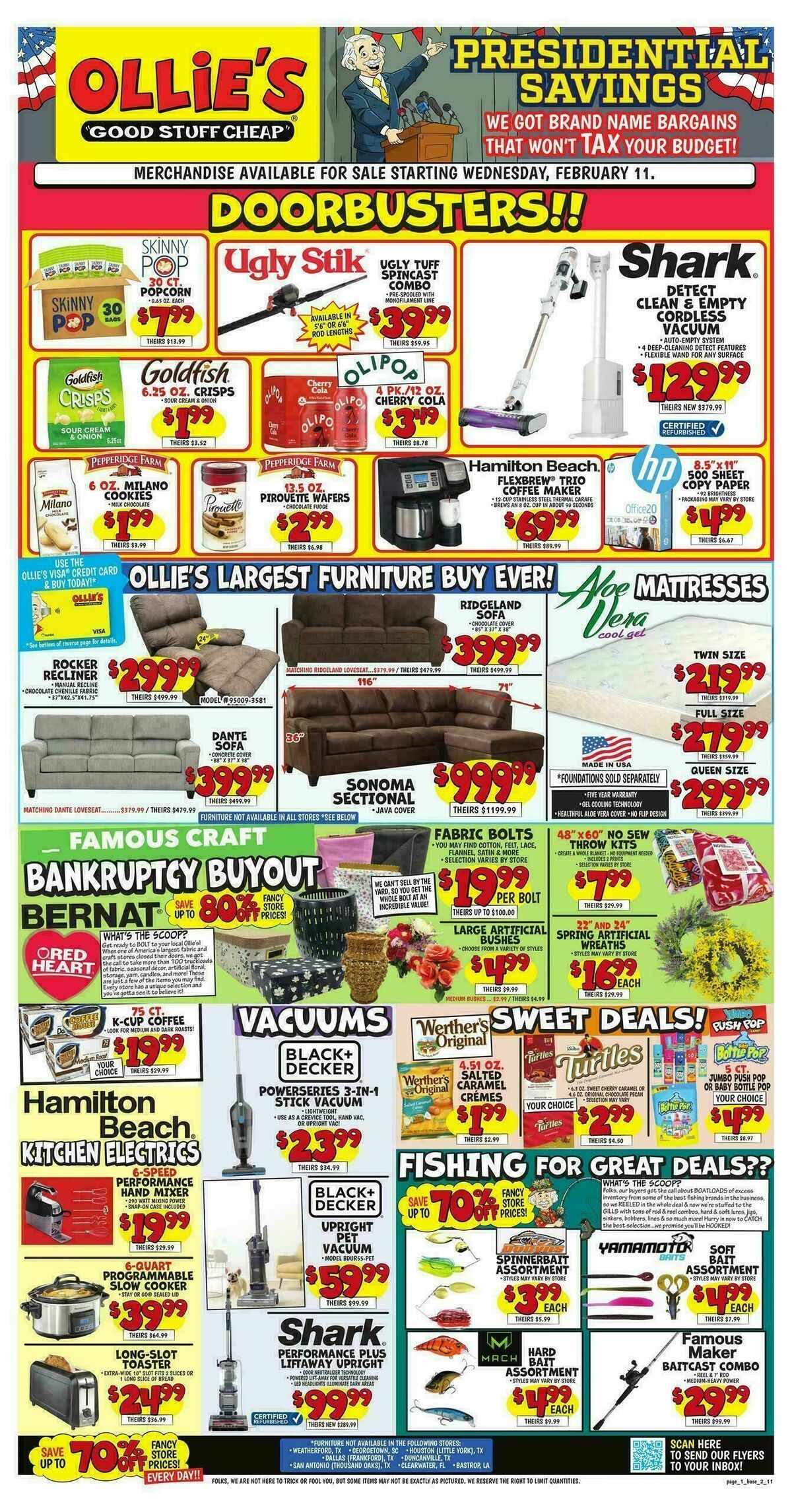 Ollie's Bargain Outlet Weekly Ad from February 11