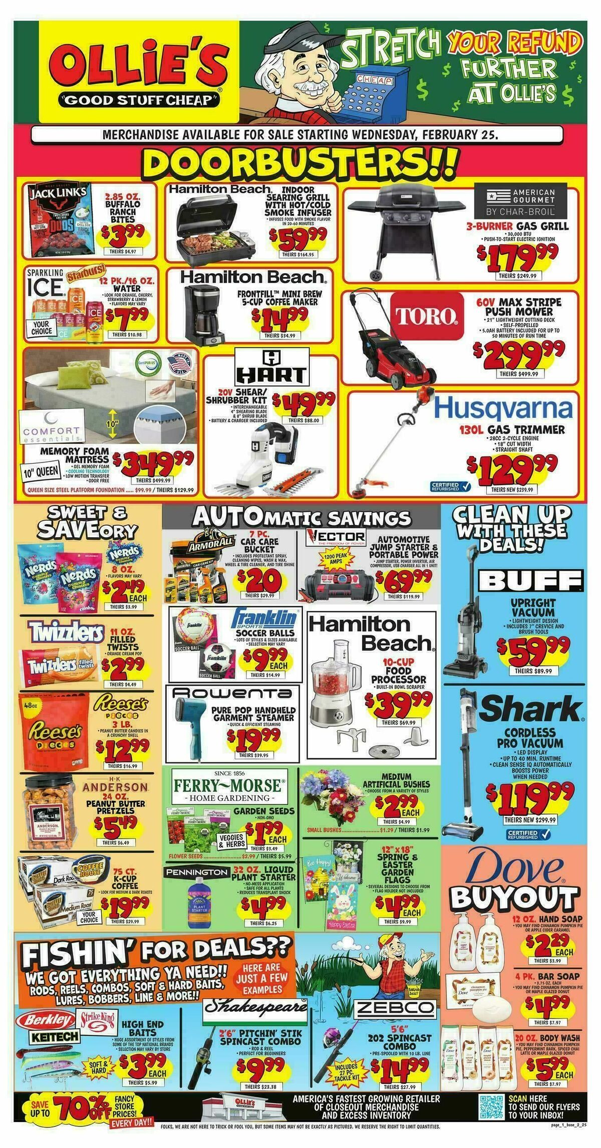 Ollie's Bargain Outlet Weekly Ad from February 25