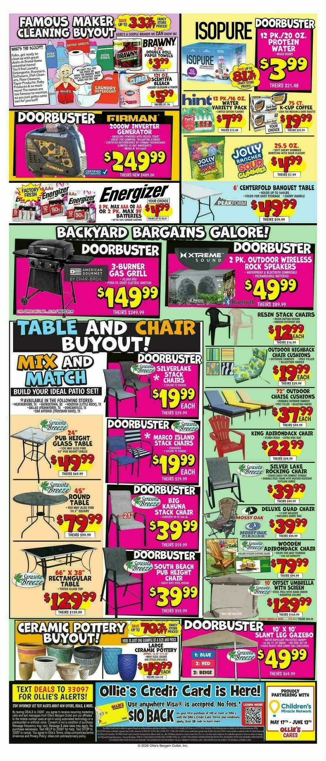 Ollie's Bargain Outlet Weekly Ad from May 20
