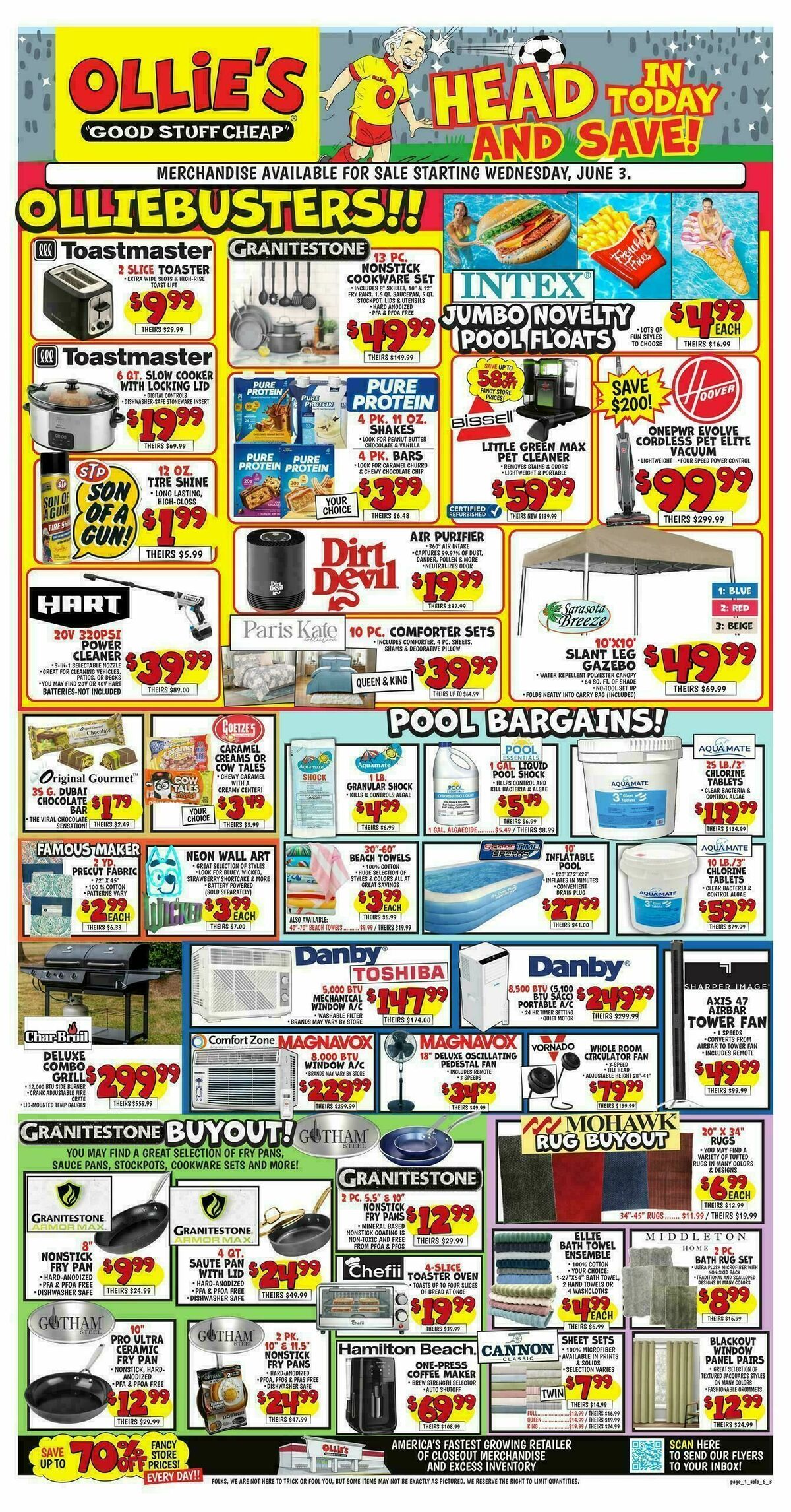 Ollie's Bargain Outlet Weekly Ad from June 3