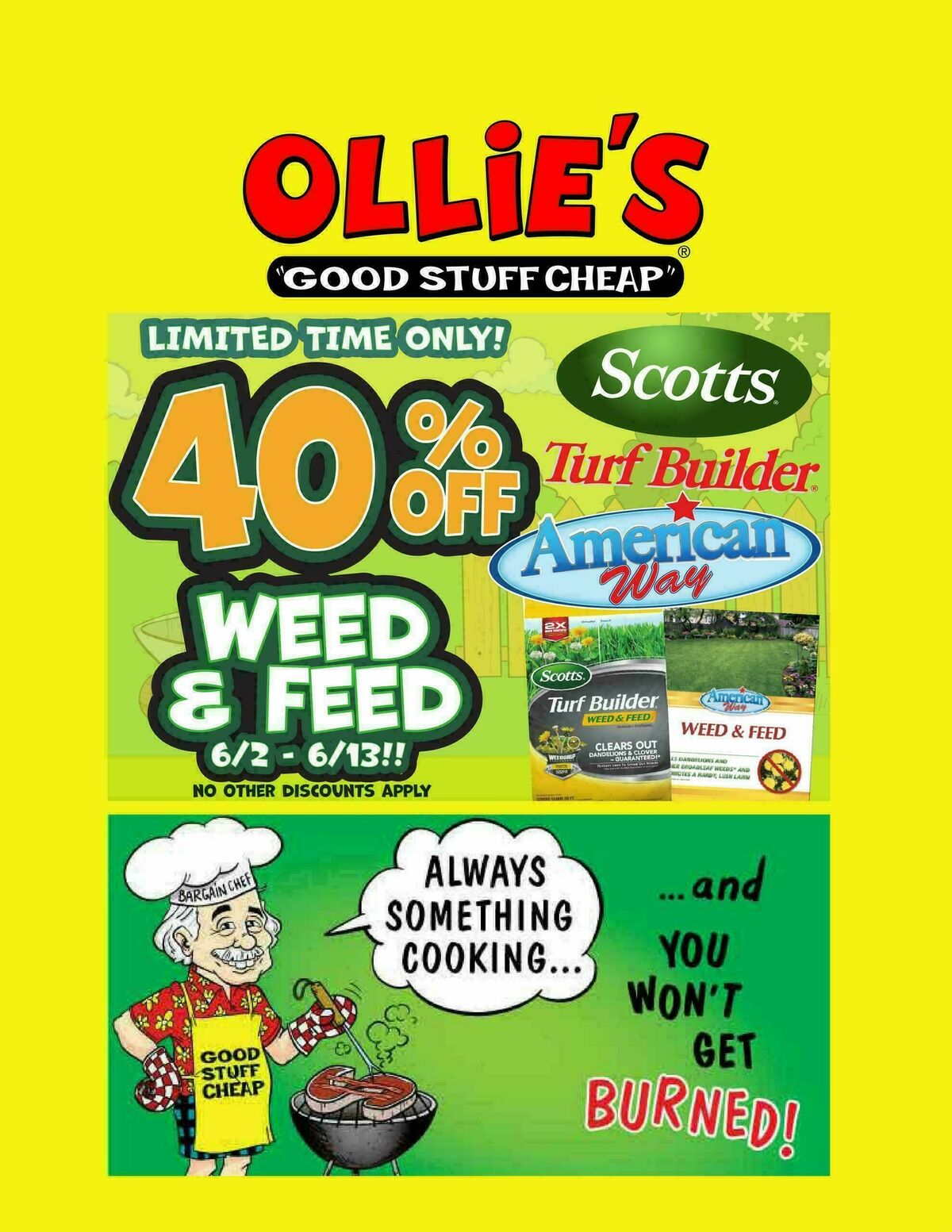 Ollie's Bargain Outlet Weekly Ad from June 9