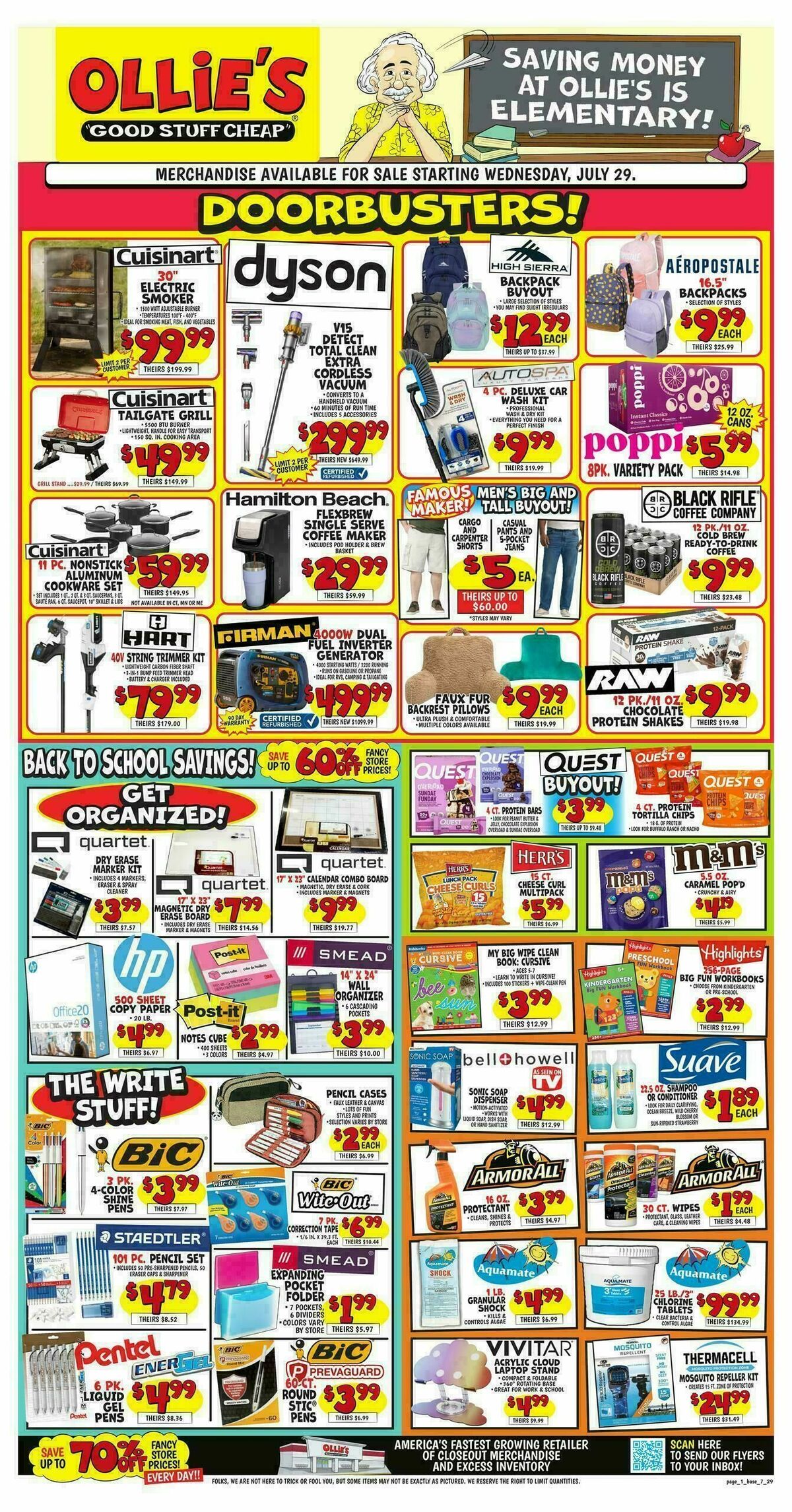 Ollie's Bargain Outlet Weekly Ad from July 29
