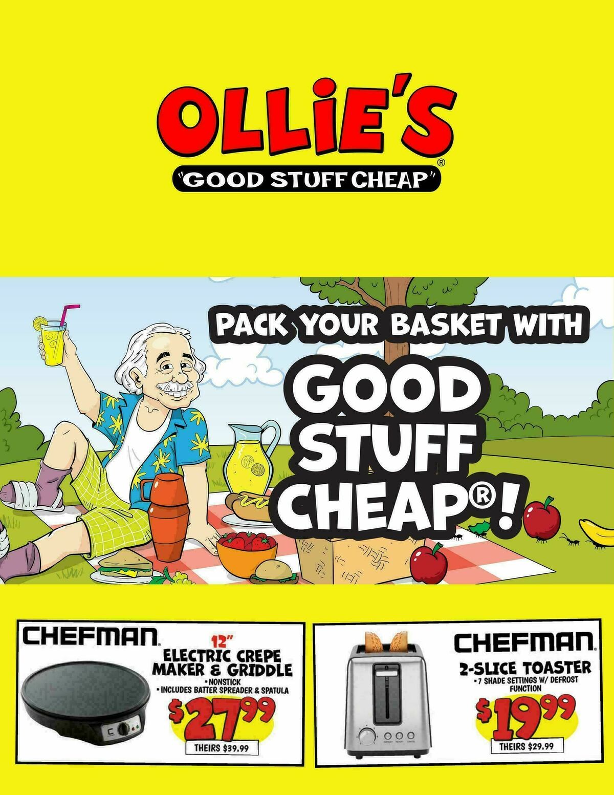 Ollie's Bargain Outlet Weekly Ad from August 3