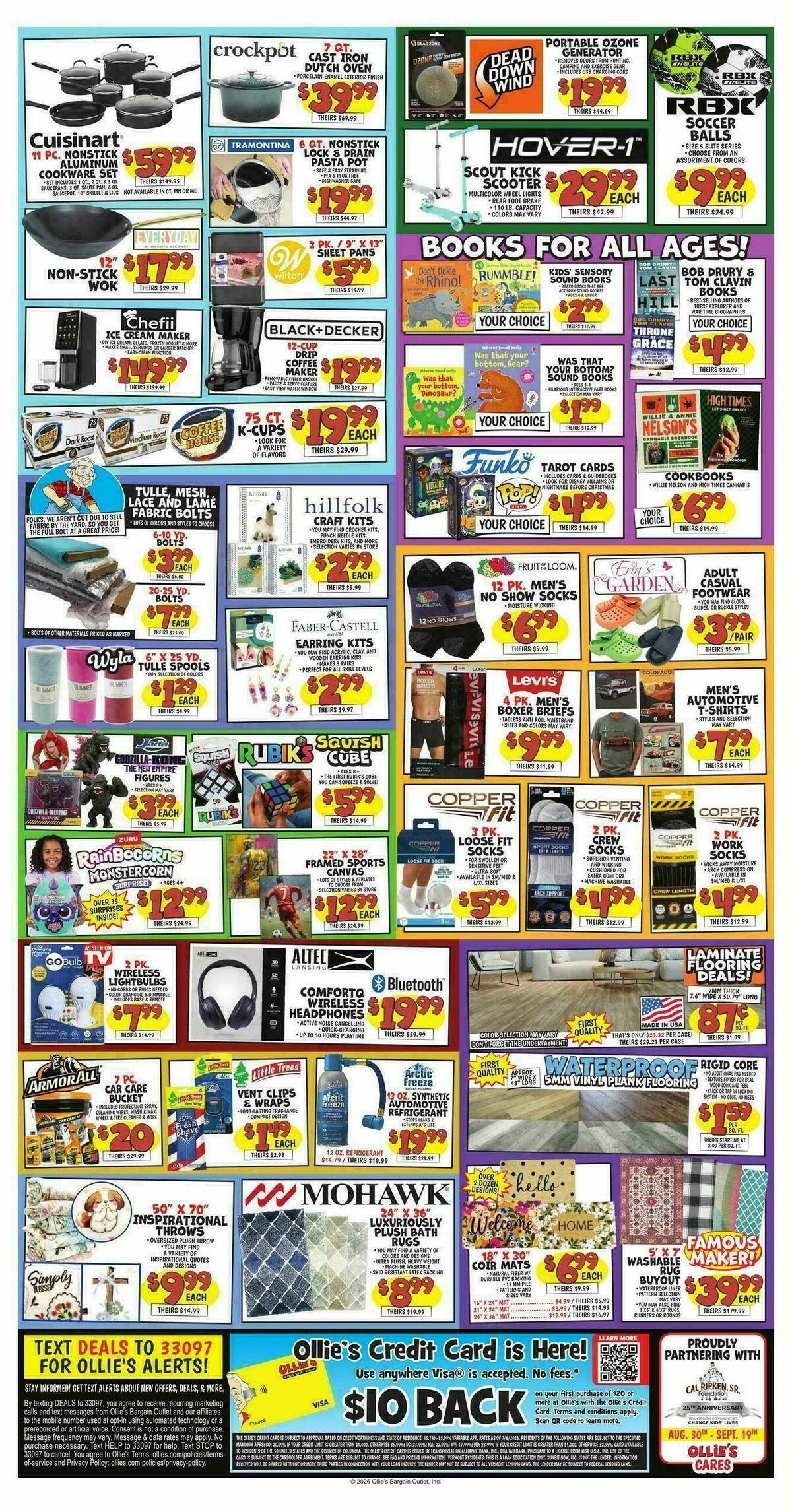 Ollie's Bargain Outlet Weekly Ad from August 26