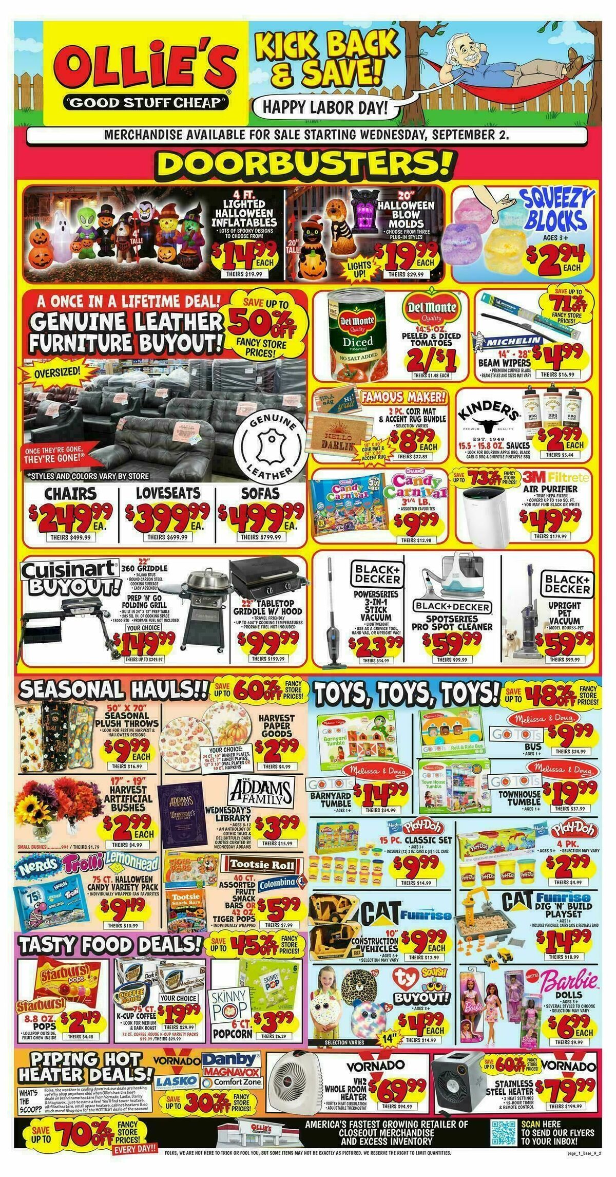 Ollie's Bargain Outlet Weekly Ad from September 2