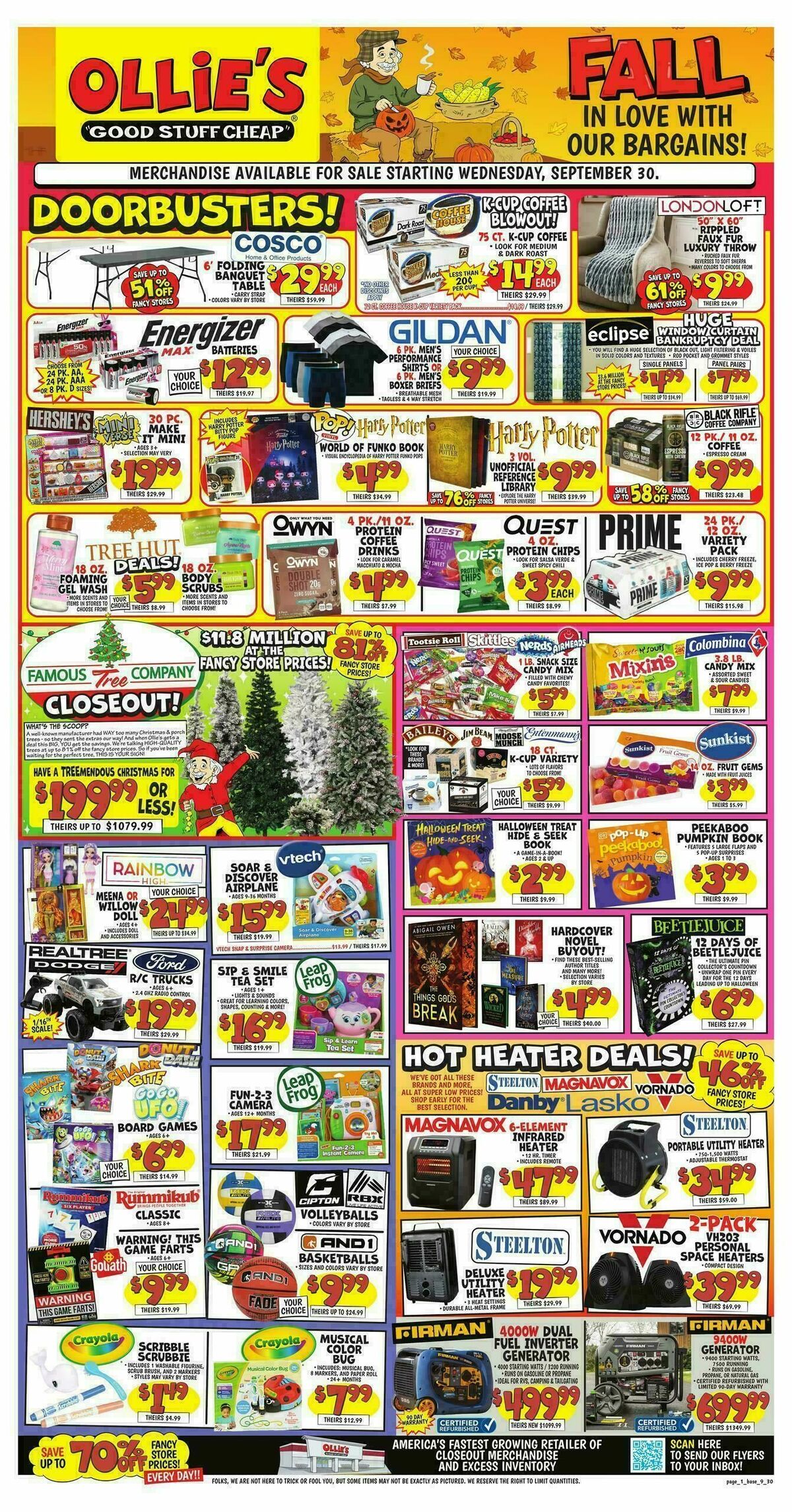 Ollie's Bargain Outlet Weekly Ad from September 30
